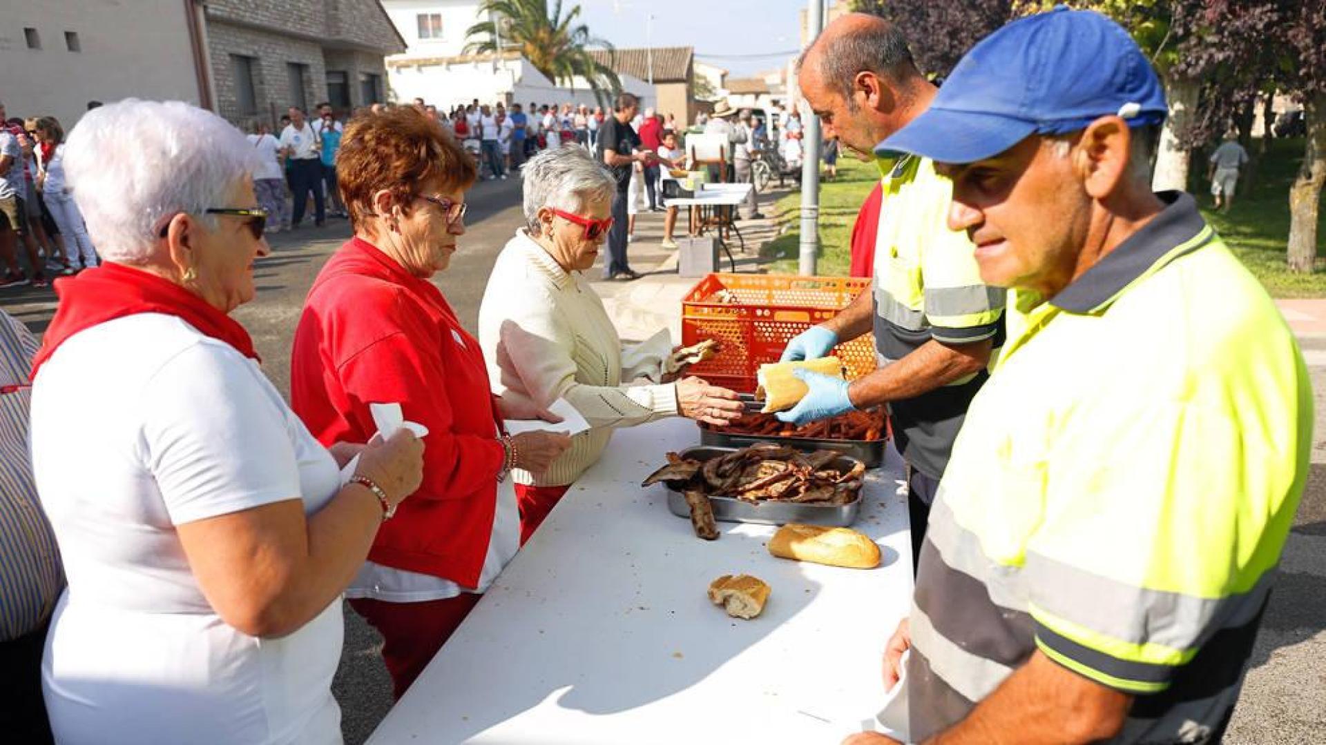 Los almuerzos festivos de Ribaforada