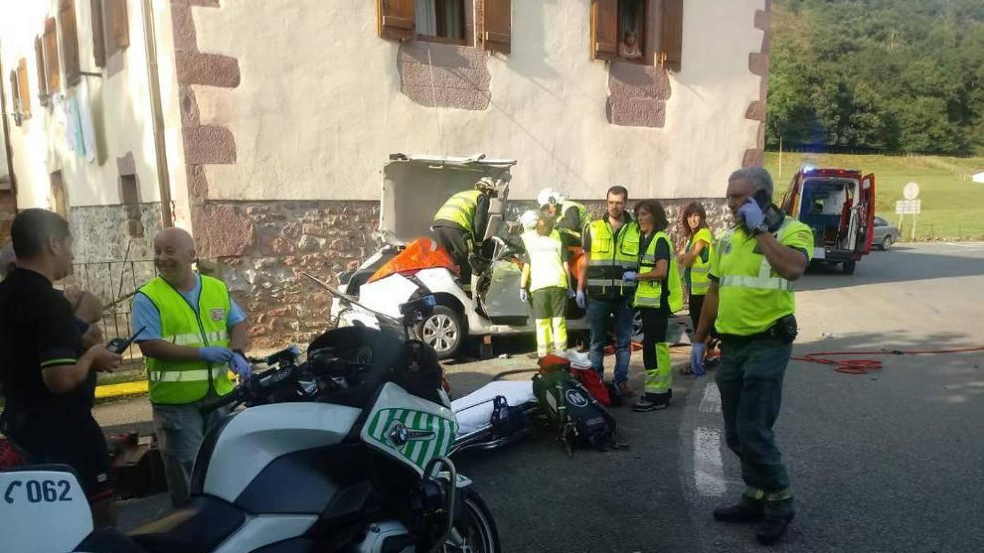 El accidente de Oronoz se produjo en una huida policial