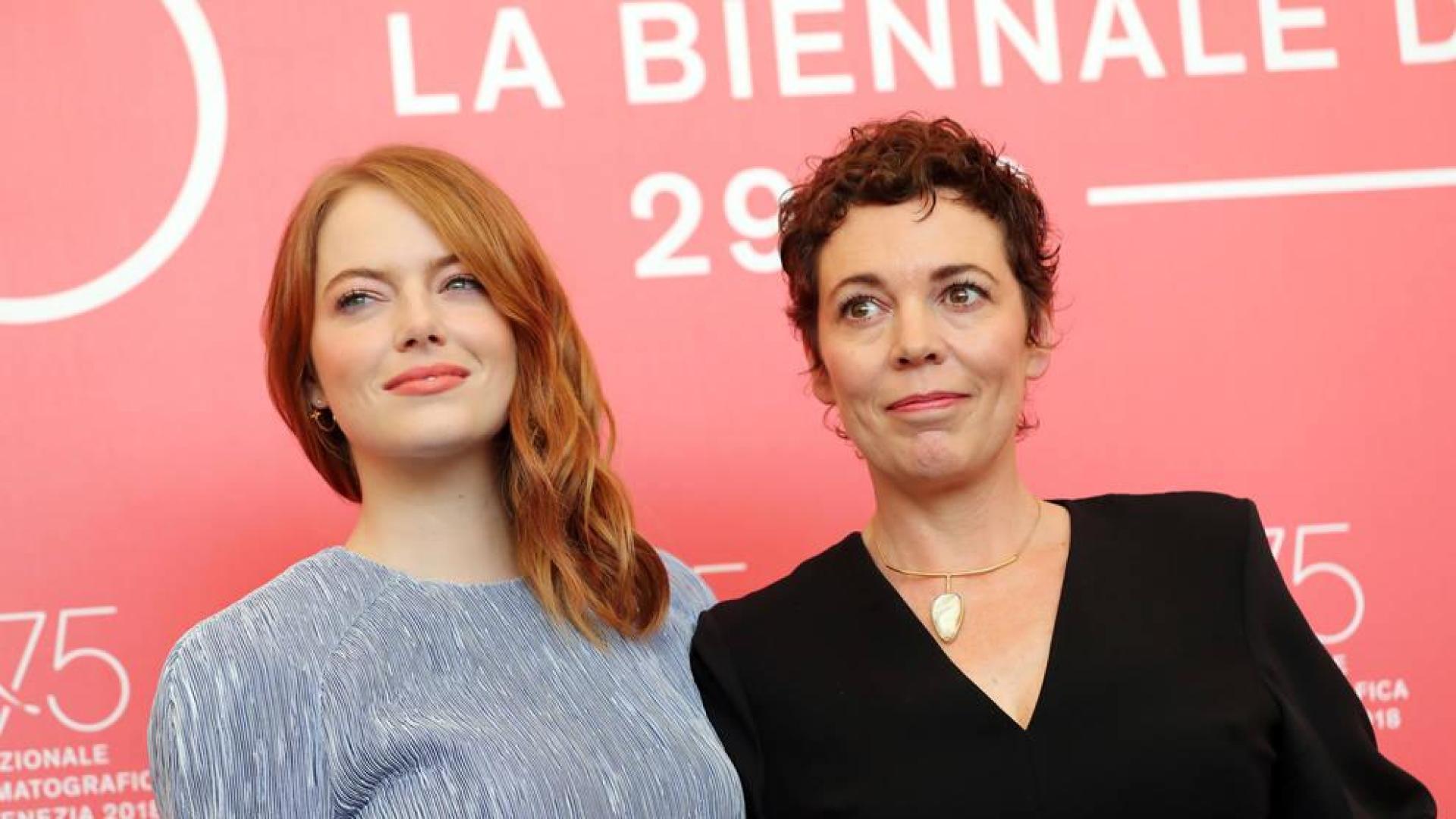 Stone y Colman convencen en Venecia con un complejo film de mujeres poderosas