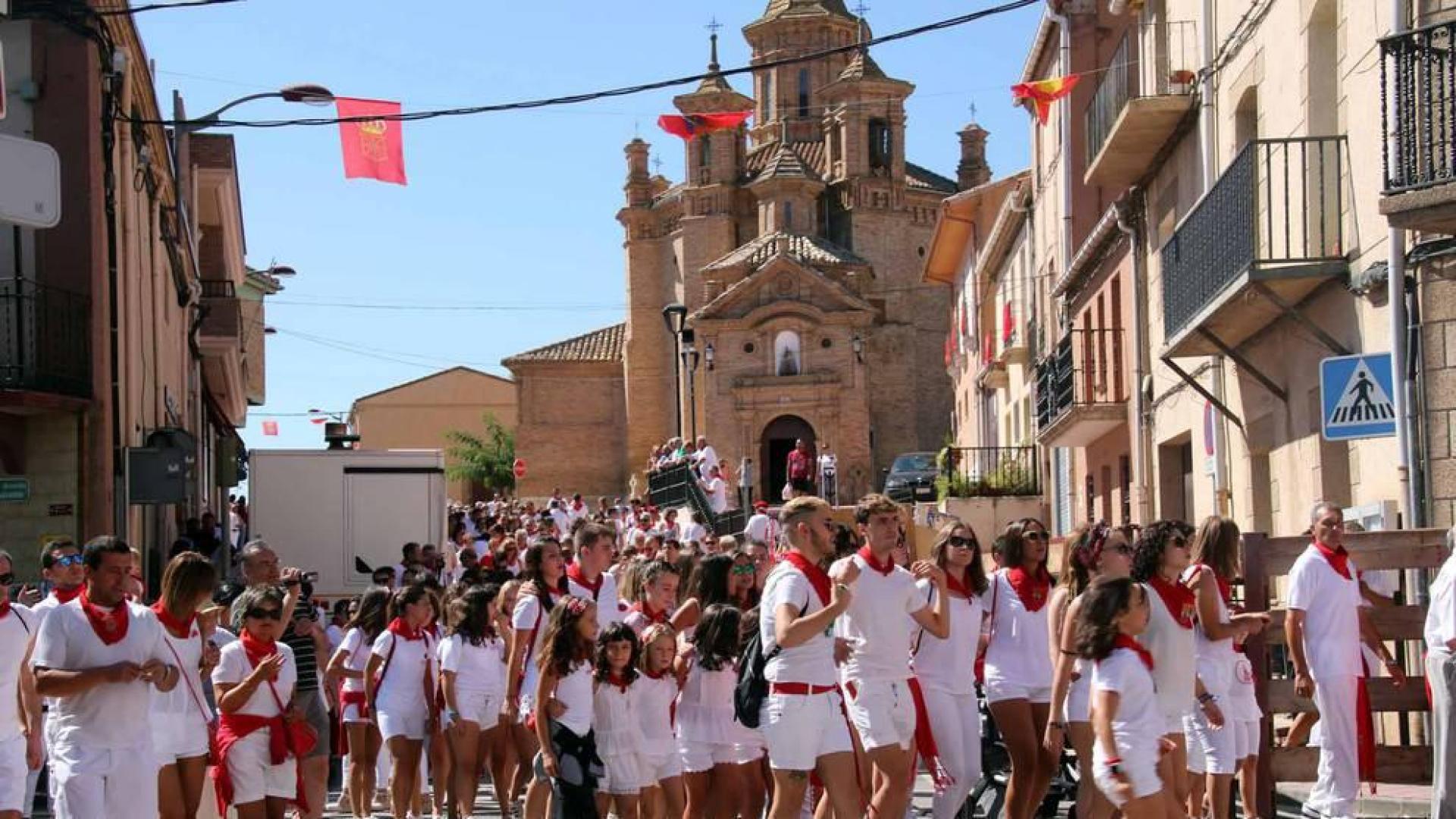 Fotos del cohete de las fiestas de Milagro 2018