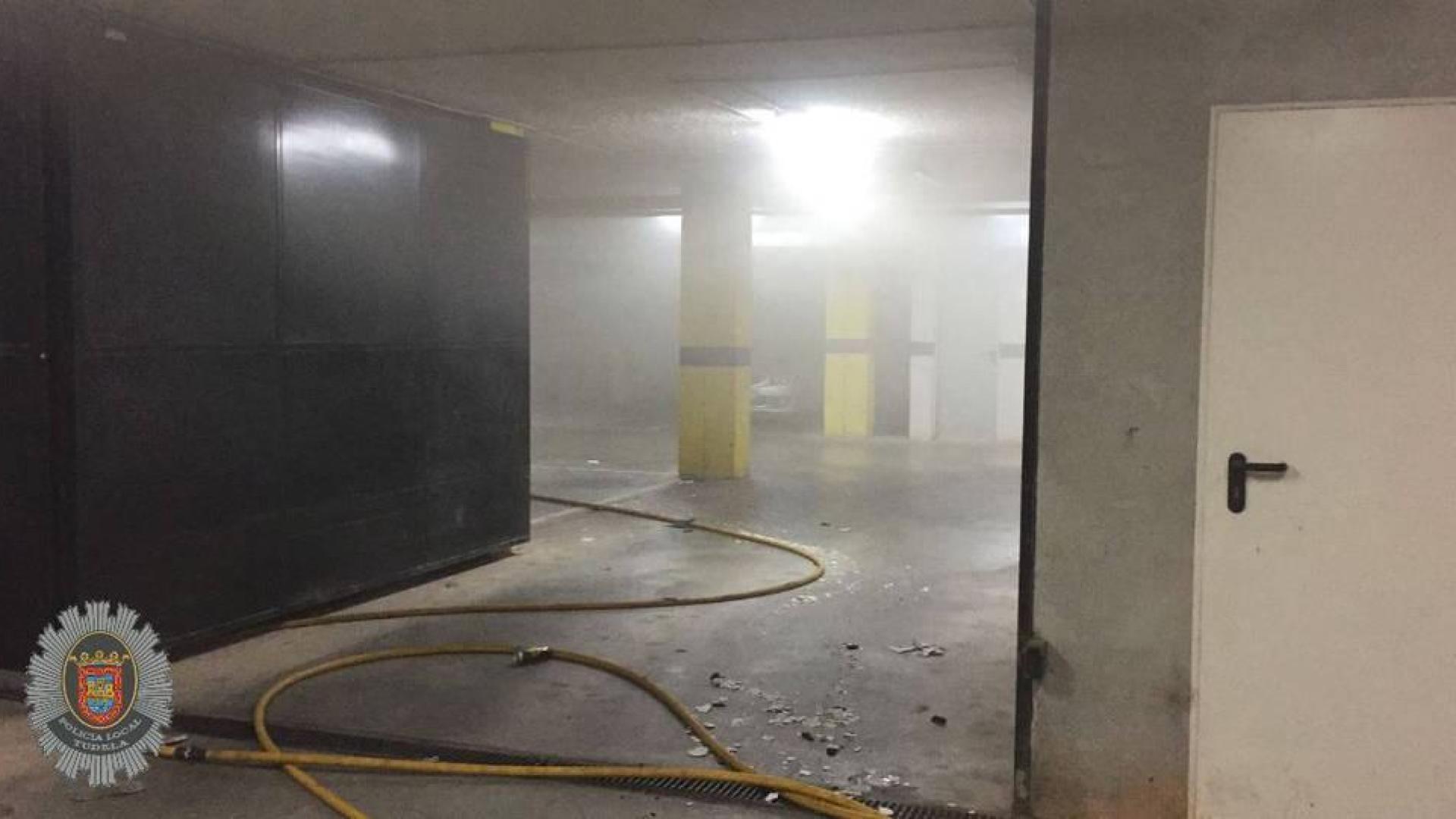 Trasladadas dos niñas al hospital de Tudela por un incendio en una vivienda