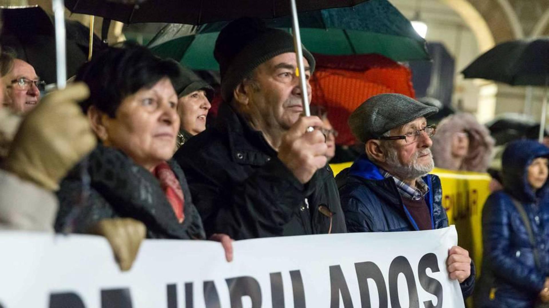 Manifestación en Tudela por las pensiones dignas.