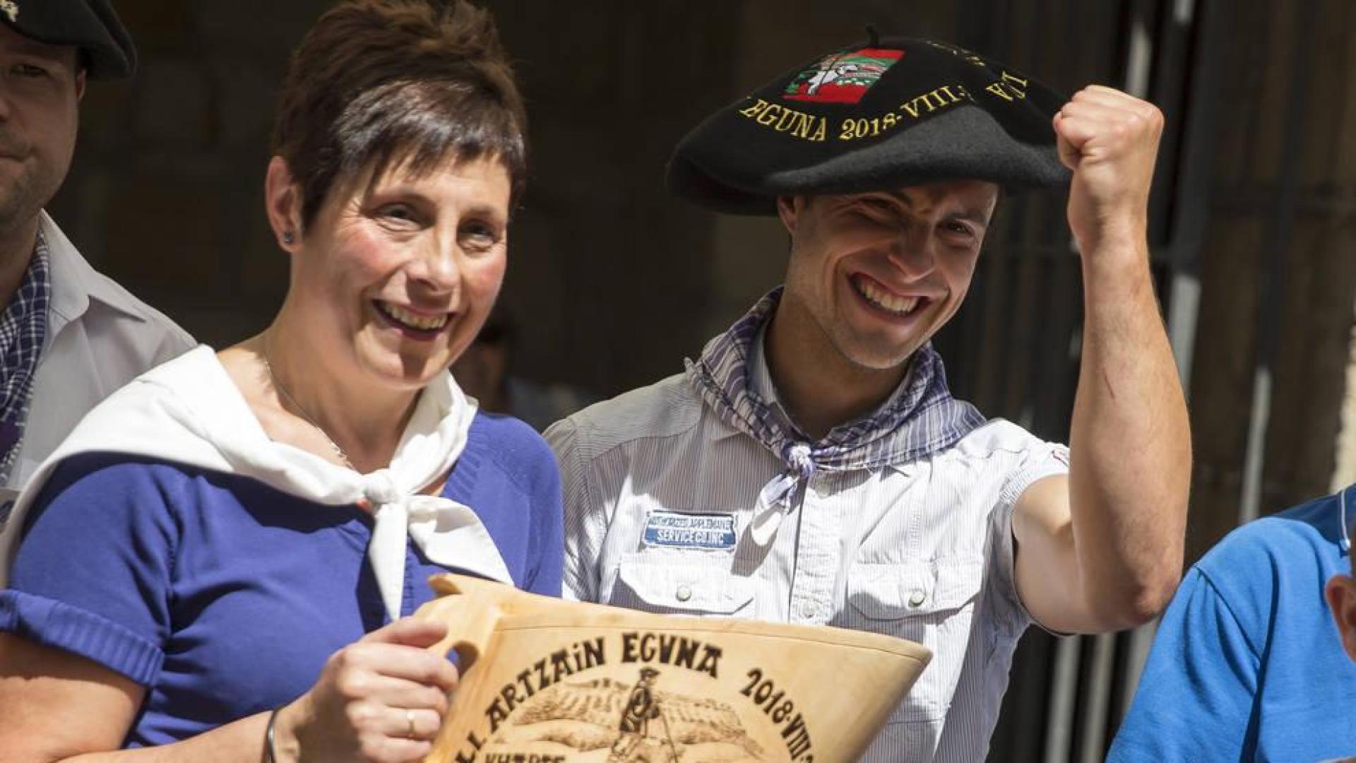 Pagan 8.750 euros por medio queso del ganador navarro del concurso de Ordizia