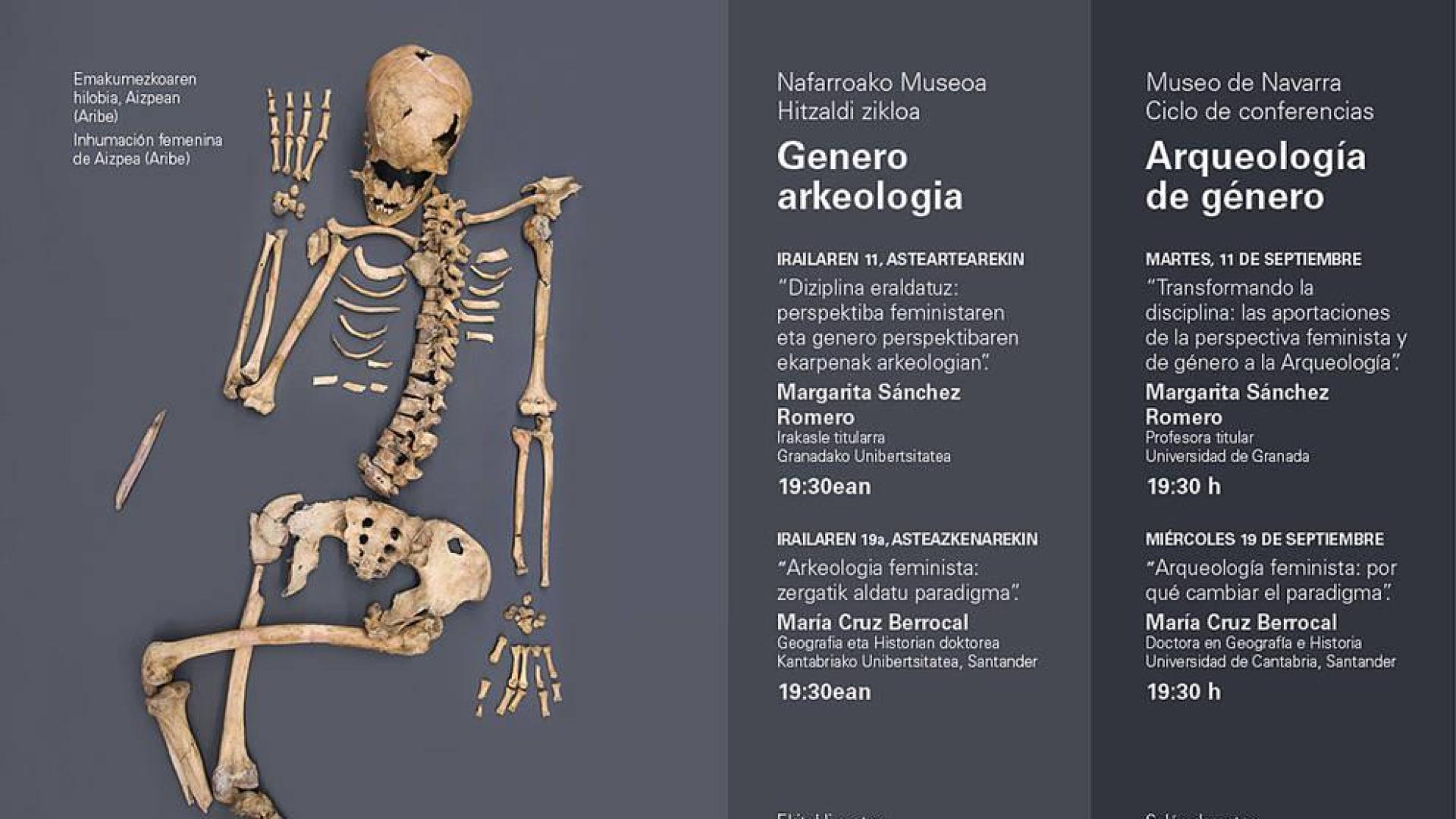 El Museo de Navarra dedica un ciclo a la Arqueología de Género