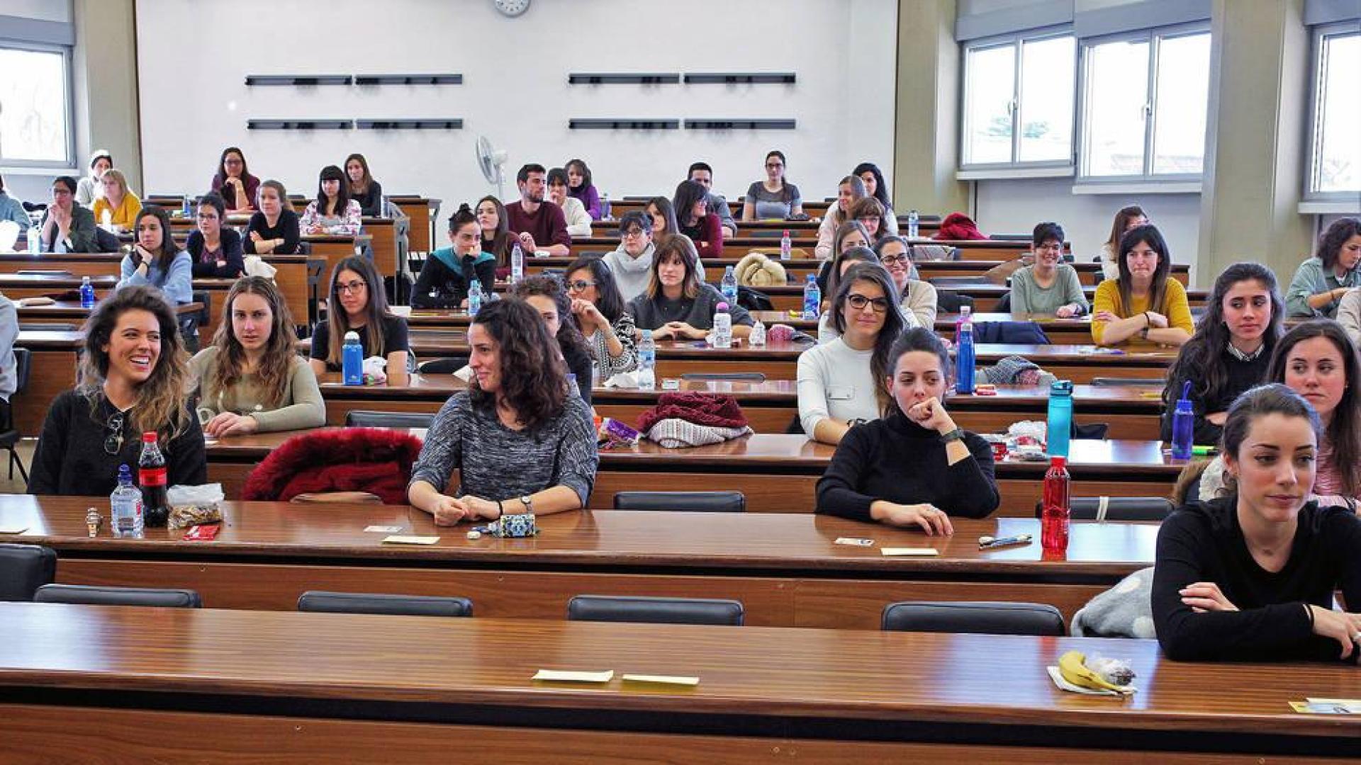 Imagen del último examen para plazas de formación sanitaria realizado en febrero.