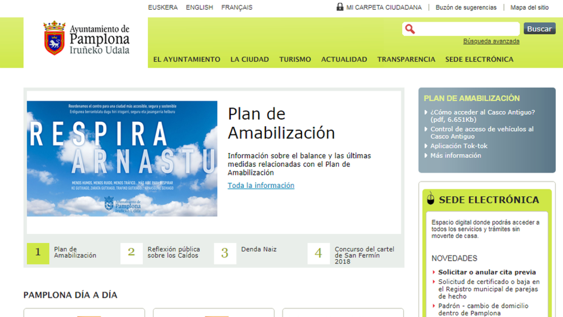 El Ayuntamiento licita  una nueva web para mejorar accesibilidad y contenidos