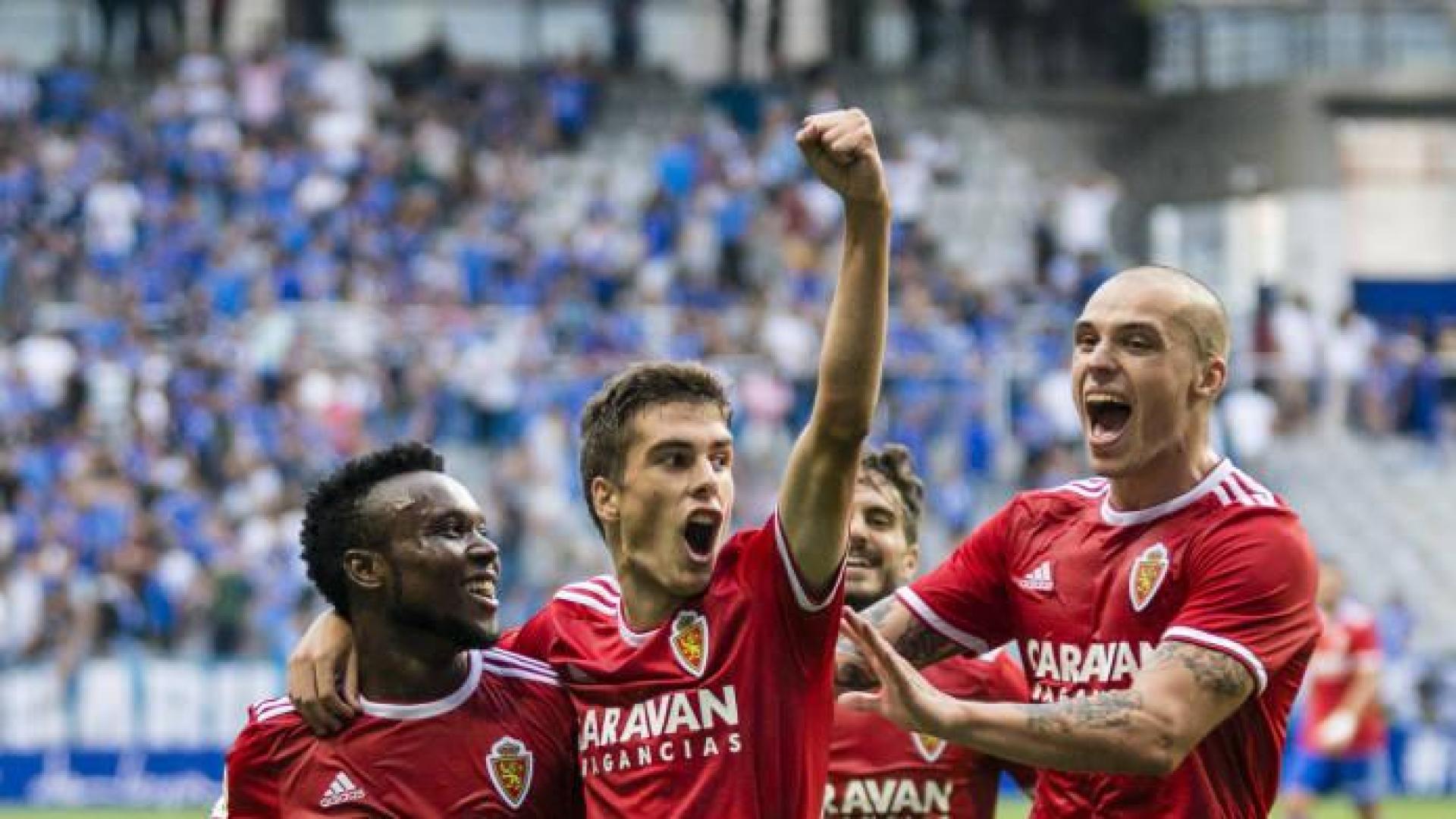 El Málaga sigue firme en el liderato y el Zaragoza brilla en el Tartiere