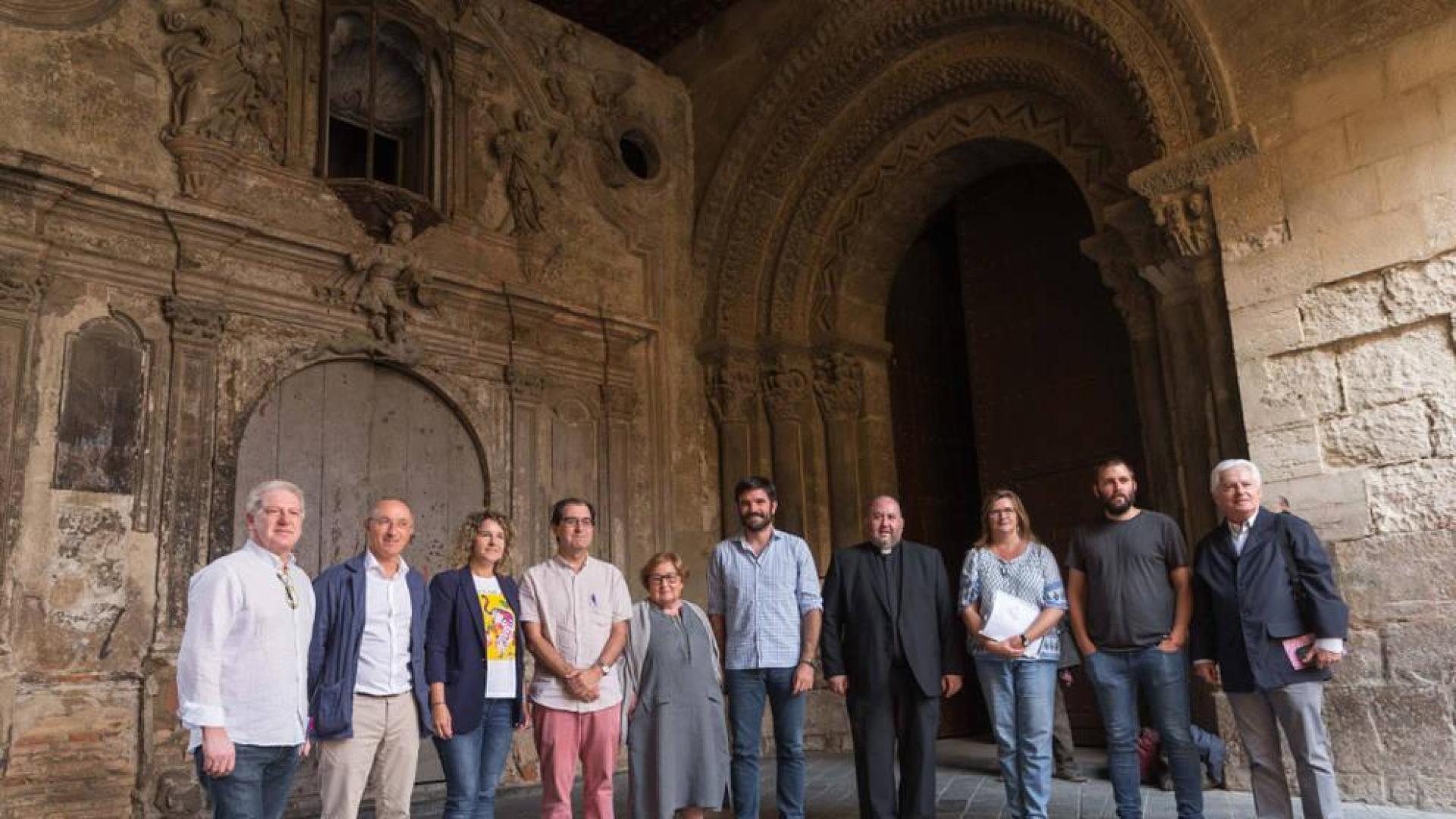 La reforma de la puerta sur de la Catedral de Tudela comenzará este viernes