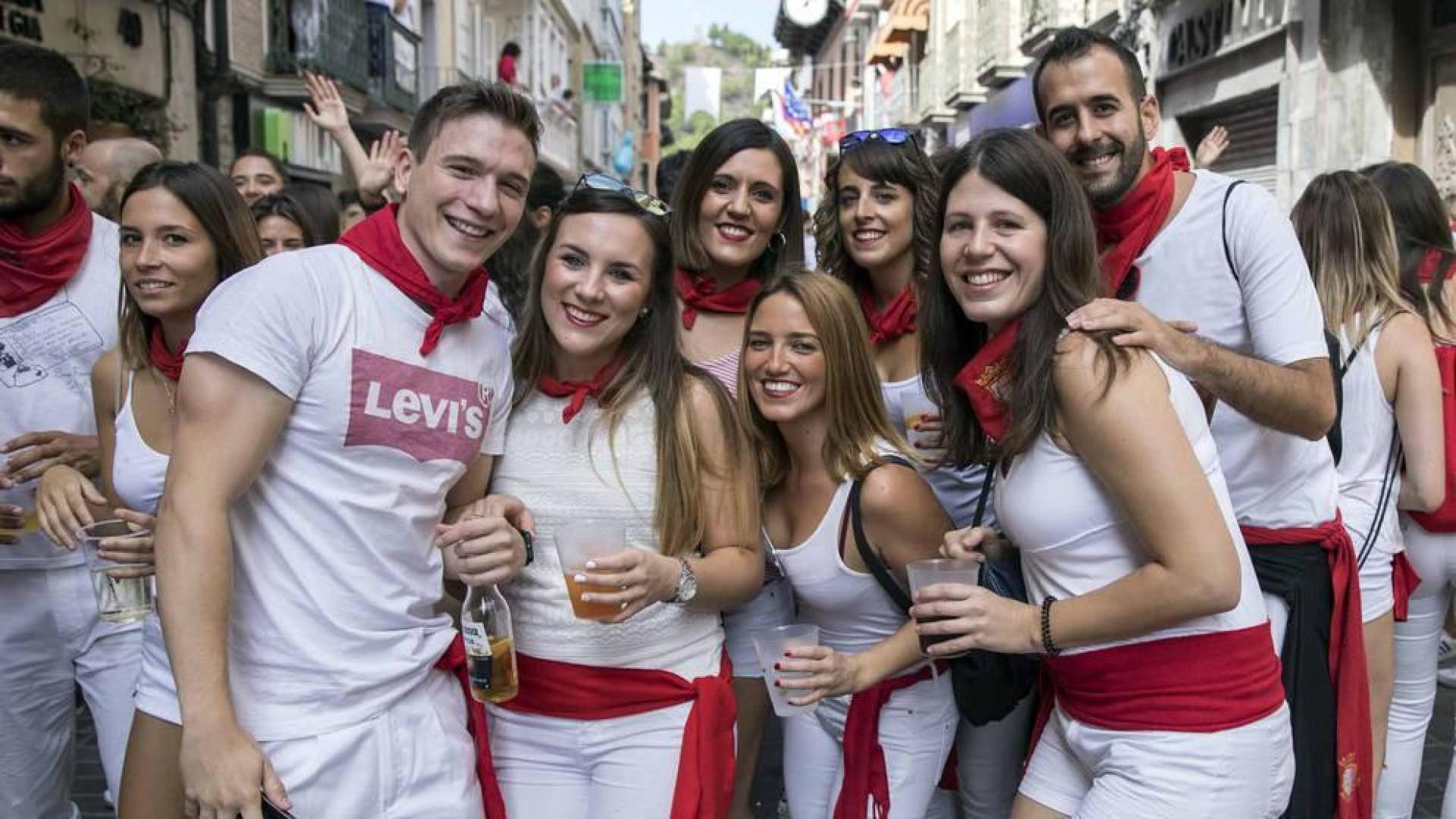 Sangüesa comenzó este martes, 11 de septiembre, con el lanzamiento del cohete, sus fiestas patronales de 2018.