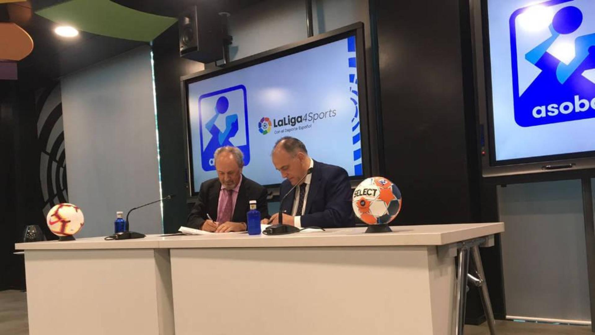 LaLiga y ASOBAL firman un acuerdo para la retransmisión en abierto de 130 partidos