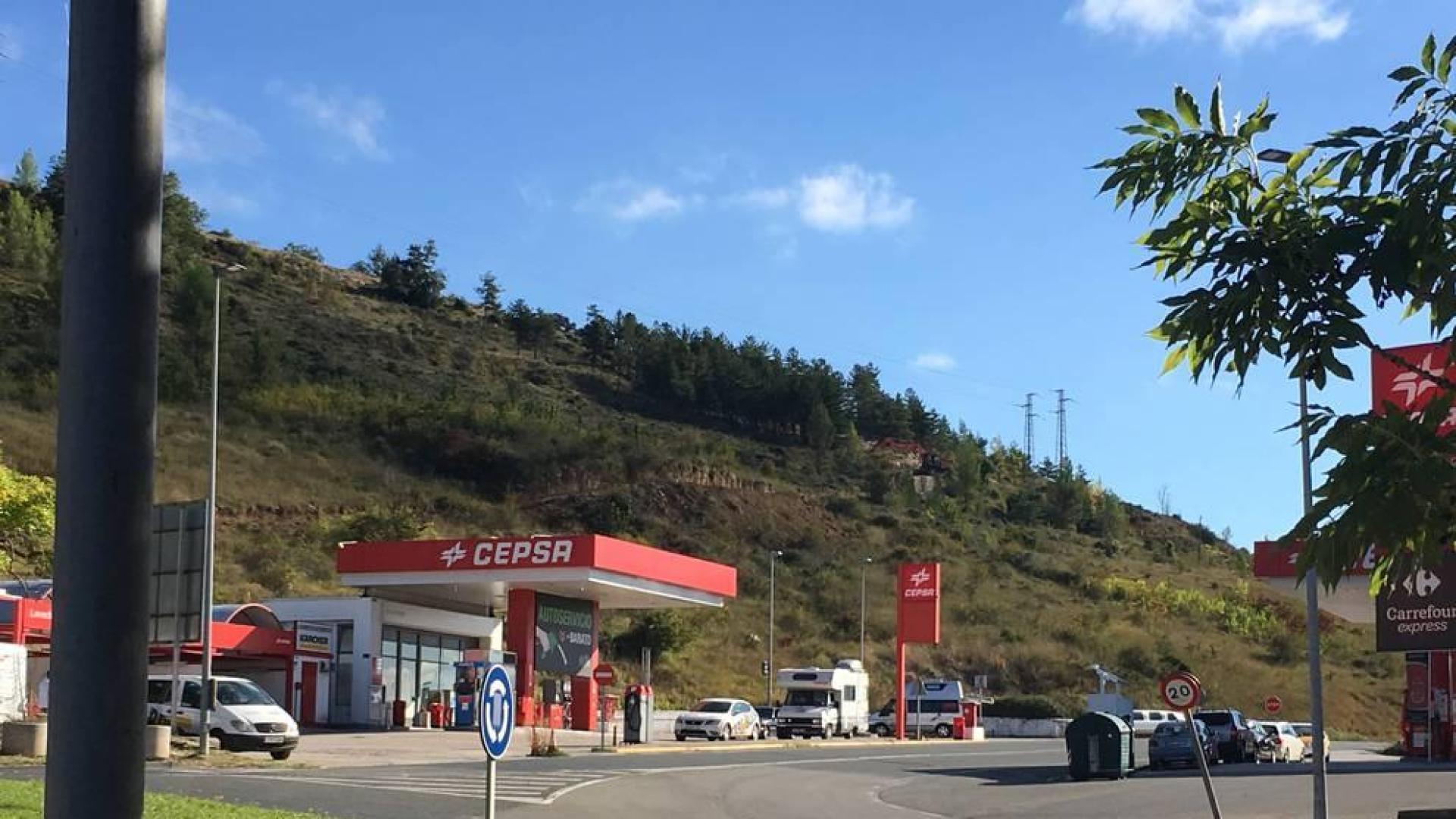 Derribo de un antiguo depósito de agua en Villava