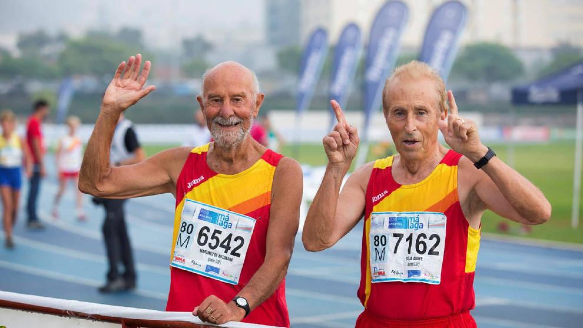 A la vejez, atletismo
