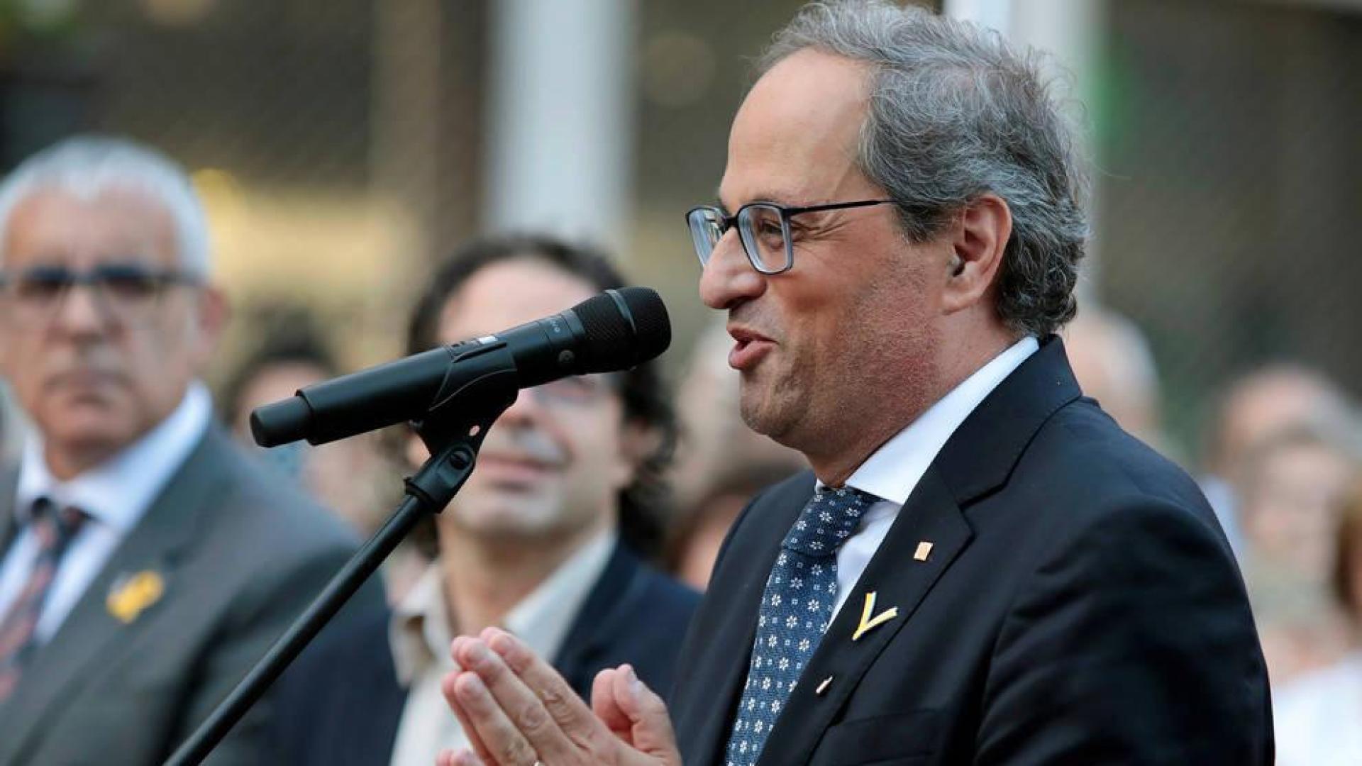 Torra asegura que "el horizonte de libertad de Cataluña" está muy cerca