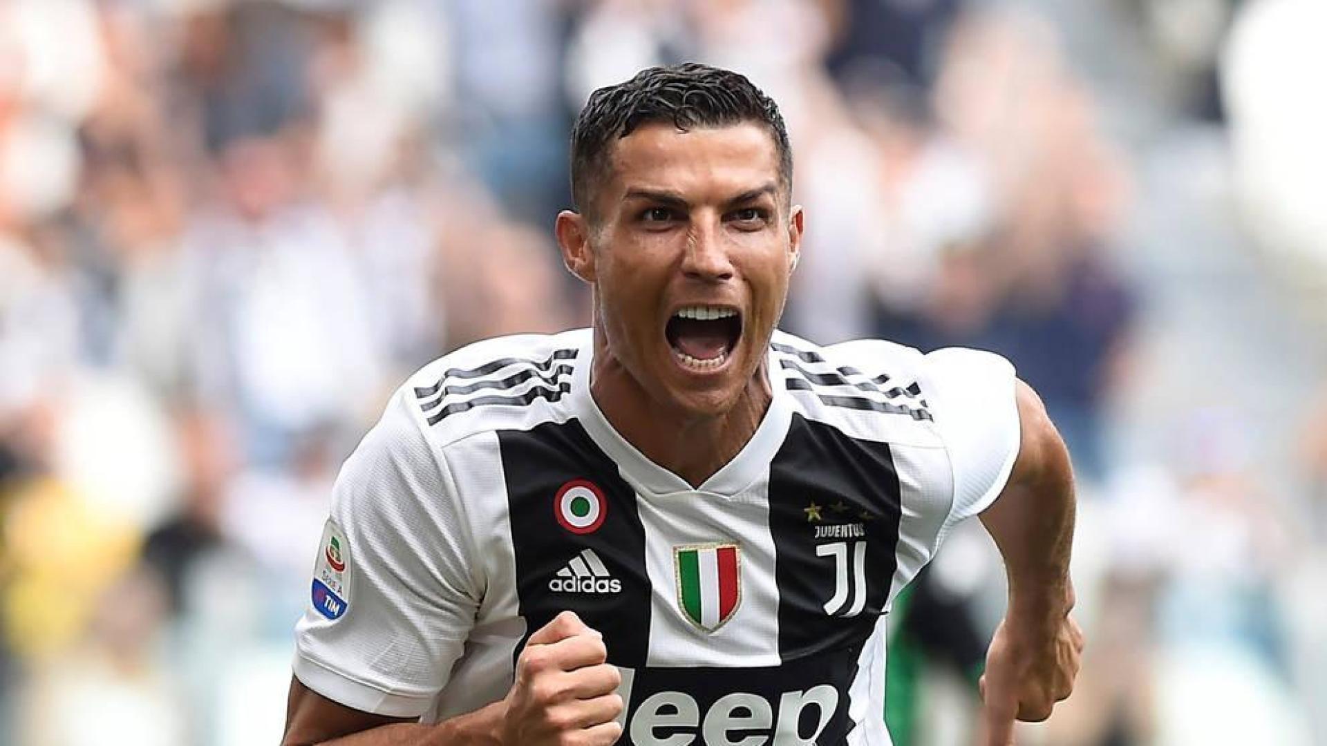 Cristiano marca ante el Sassuolo su primer gol en la Serie A