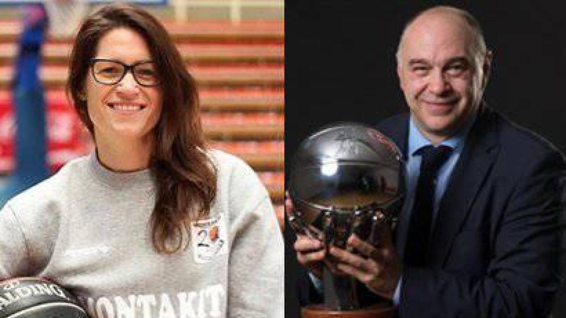 Anna Montañana y Pablo Laso, mejores entrenadores del año