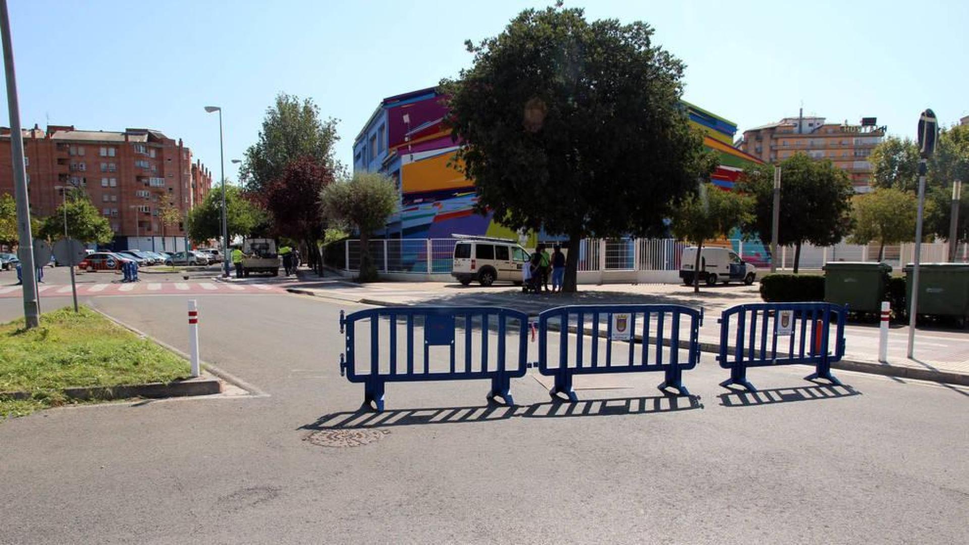 El Ayuntamiento de Tudela prepara el cierre al tráfico junto al colegio Griseras