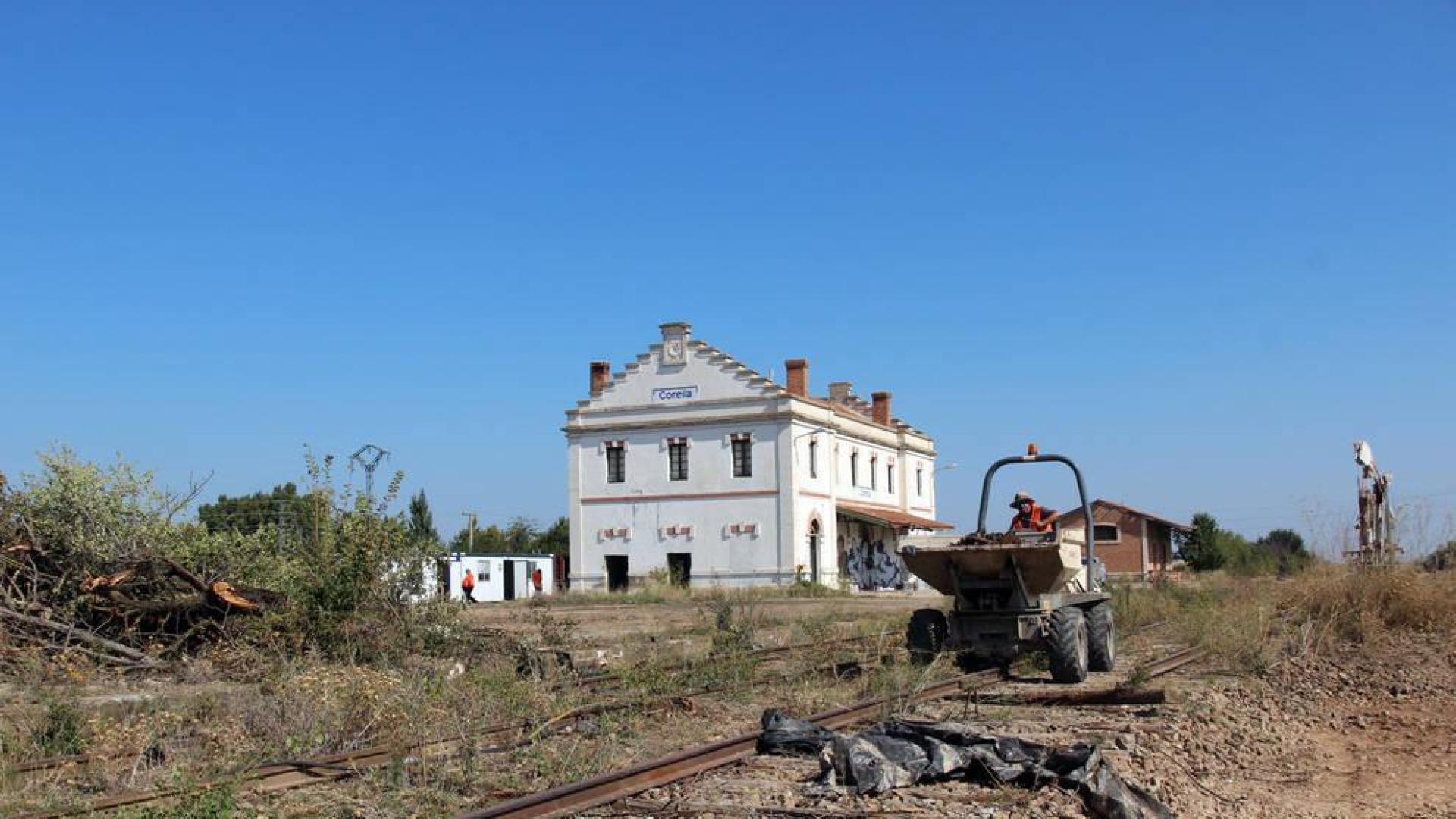 CAF inicia en Corella el primer centro de pruebas de trenes de España