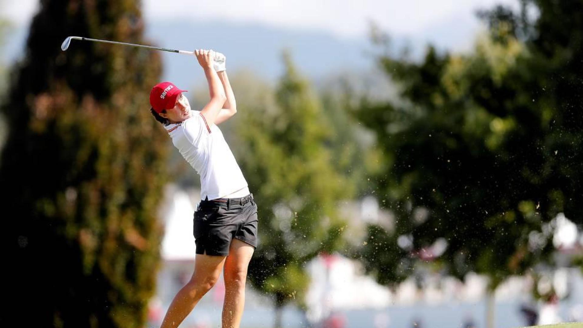 Carlota Ciganda firma un +3 y se aleja de la cabeza en Evian-les-Bains