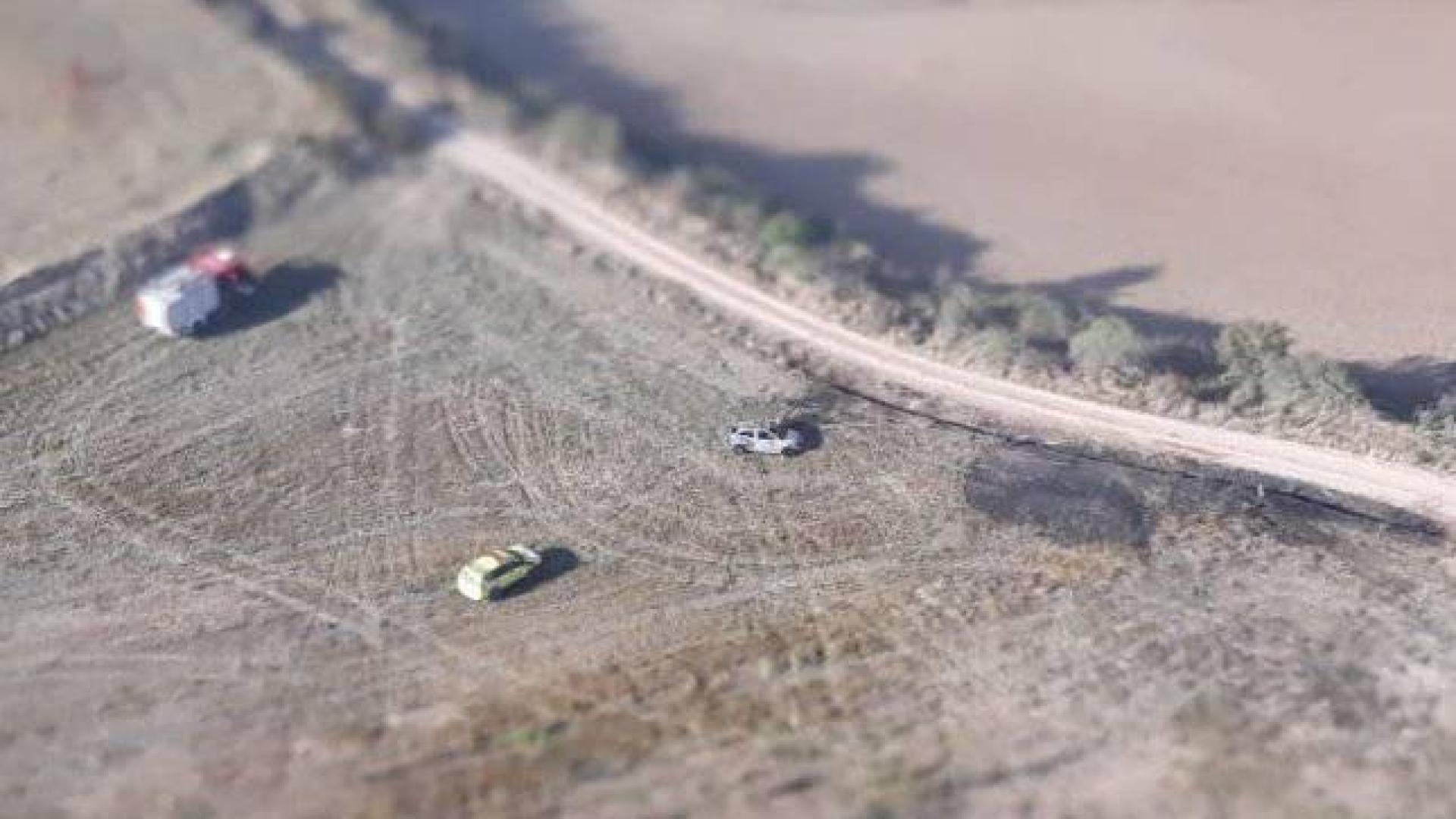 Incendio en Arróniz al chocar dos coches en un rally