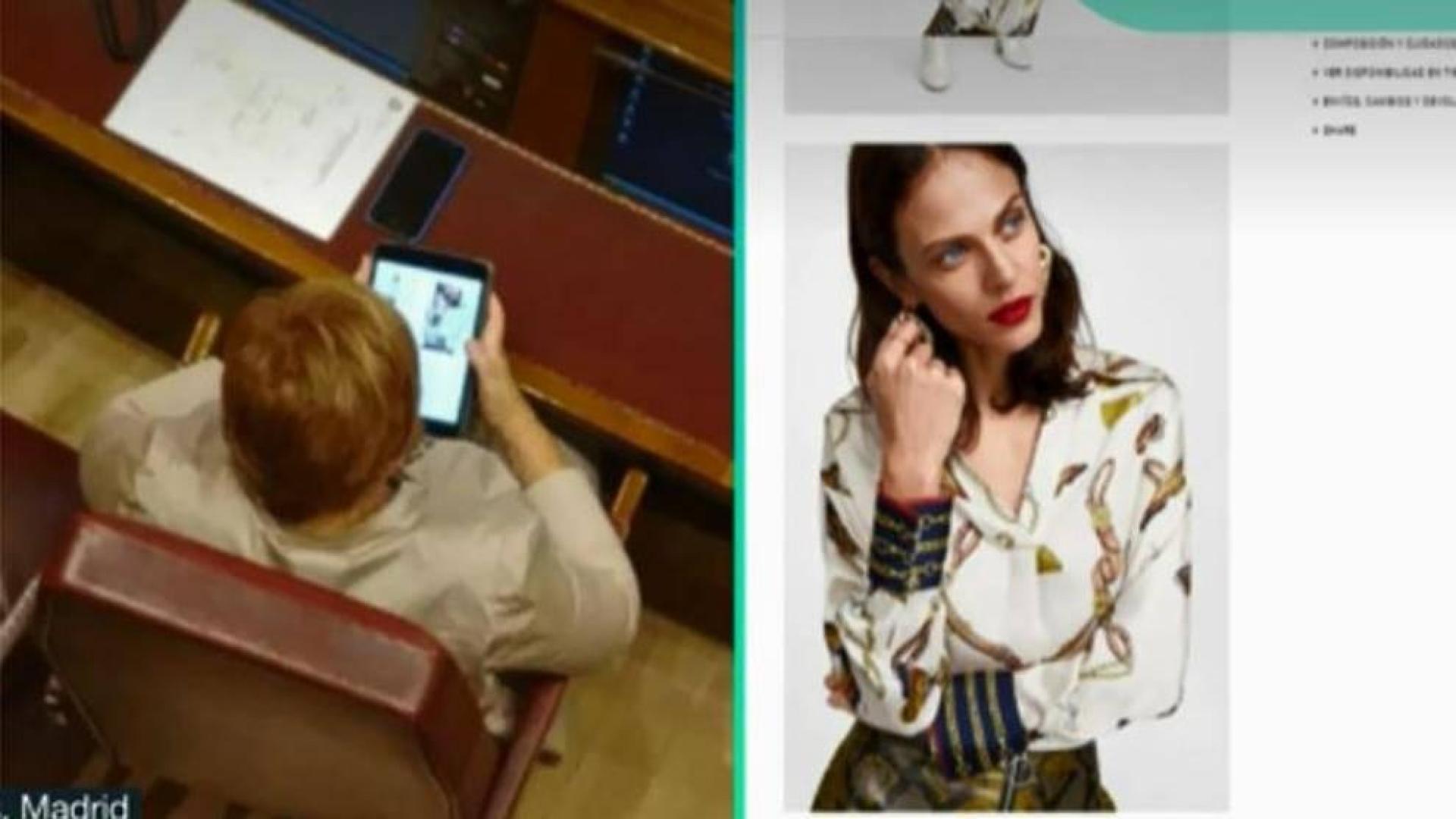 Celia Villalobos, pillada comprando ropa on-line desde su 'tablet' en el Congreso