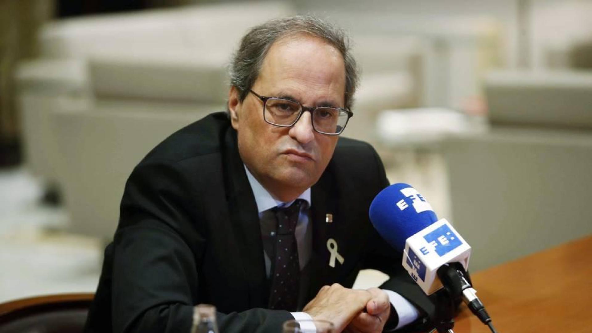Torra "no aceptará" un referéndum de autogobierno y pide concreción a Sánchez