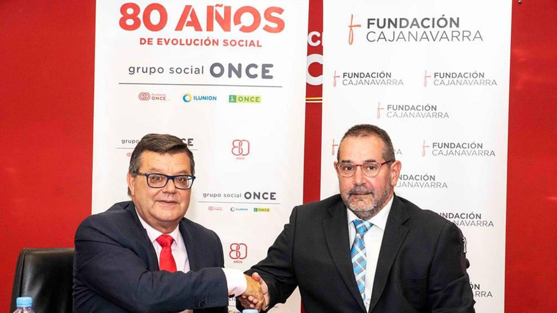 Fundación ONCE y Fundación Caja Navarra colaboran por las personas con discapacidad