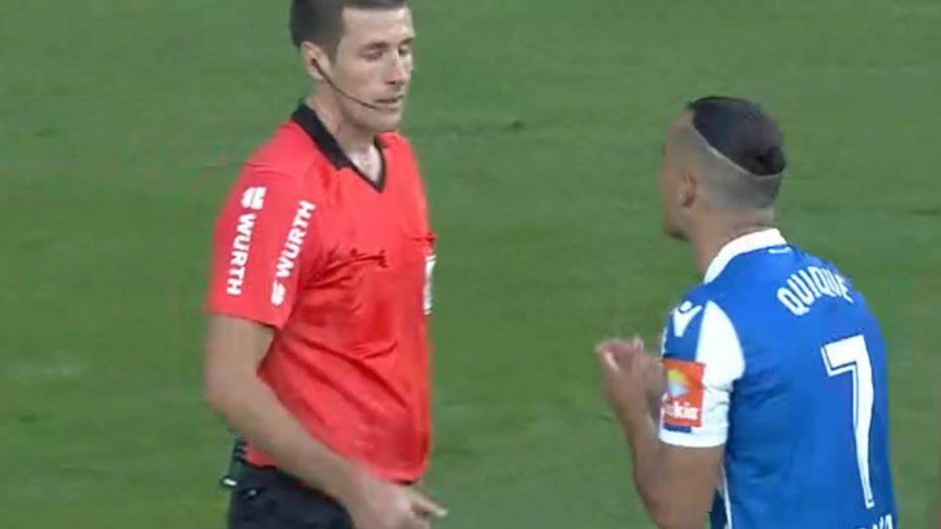 El Deportivo recurrirá la expulsión de Quique González