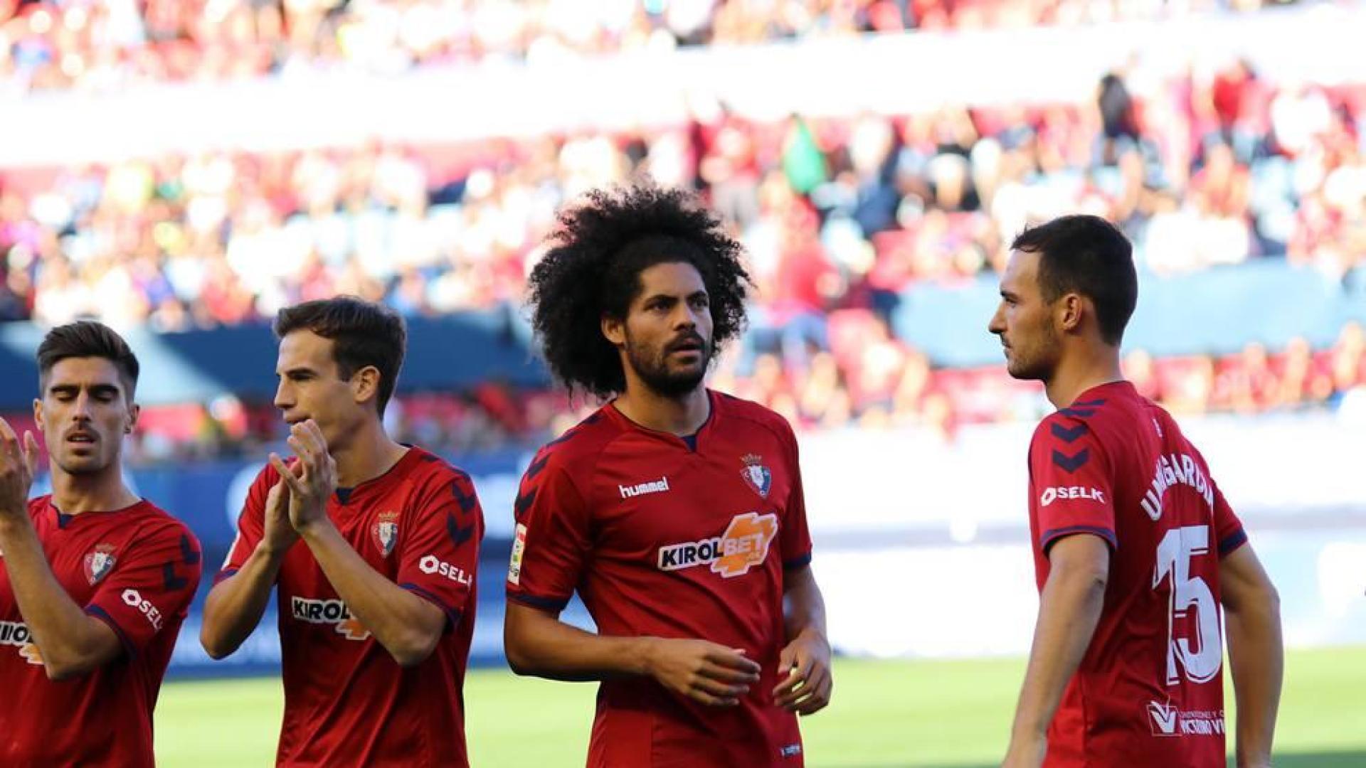 Imágenes del partido disputado en El Sadar entre el Osasuna y el Numancia el 30 de septiembre de 2018.
