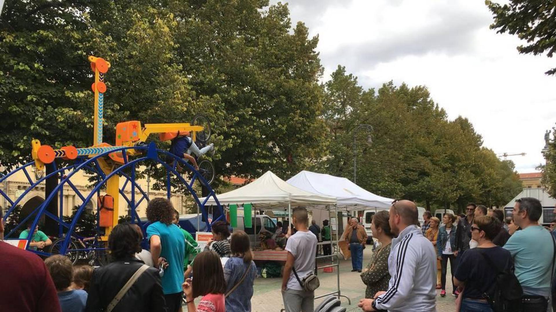 La donación entre vivos se promociona este sábado de forma festiva en Pamplona