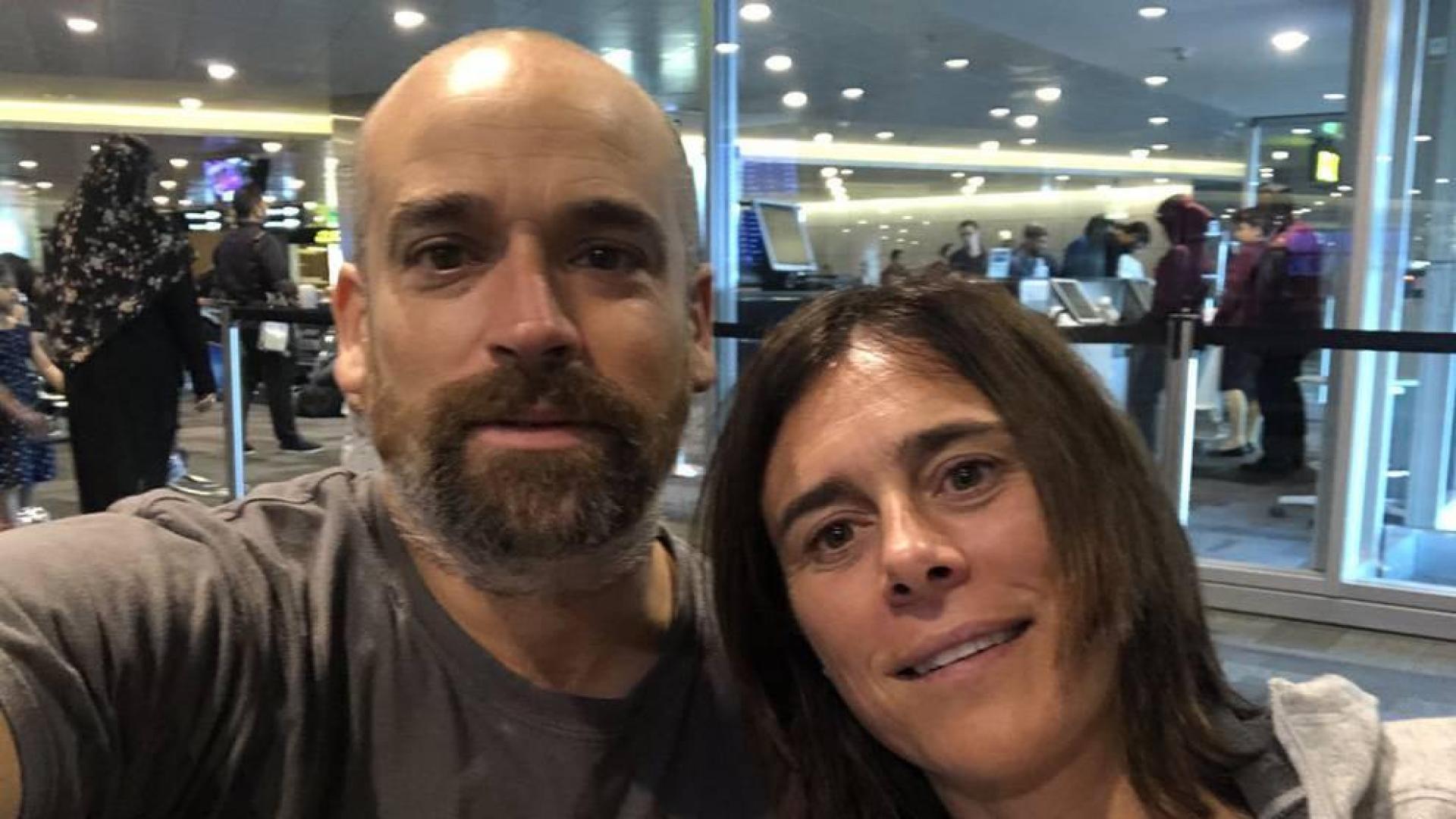 Migueltxo Molina y Edurne Pasaban.