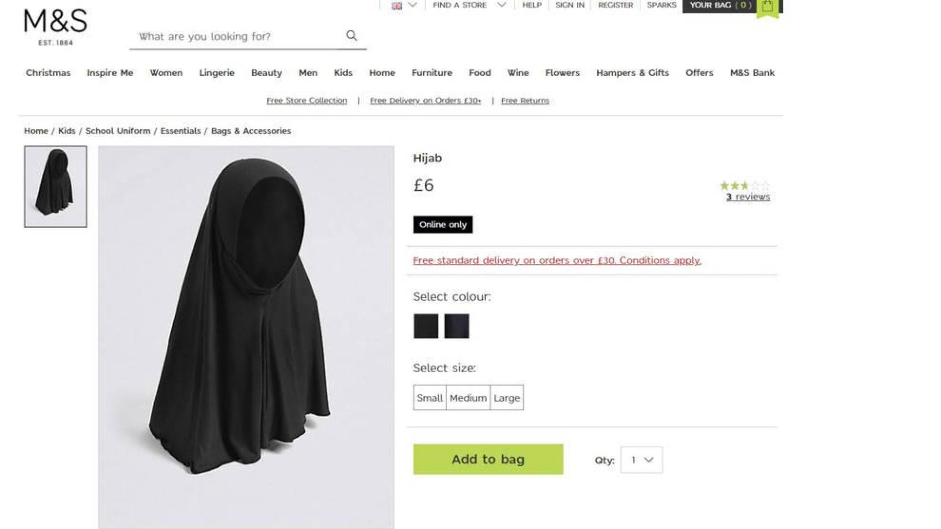 Un hiyab como uniforme escolar para niñas levanta polémica en el Reino Unido