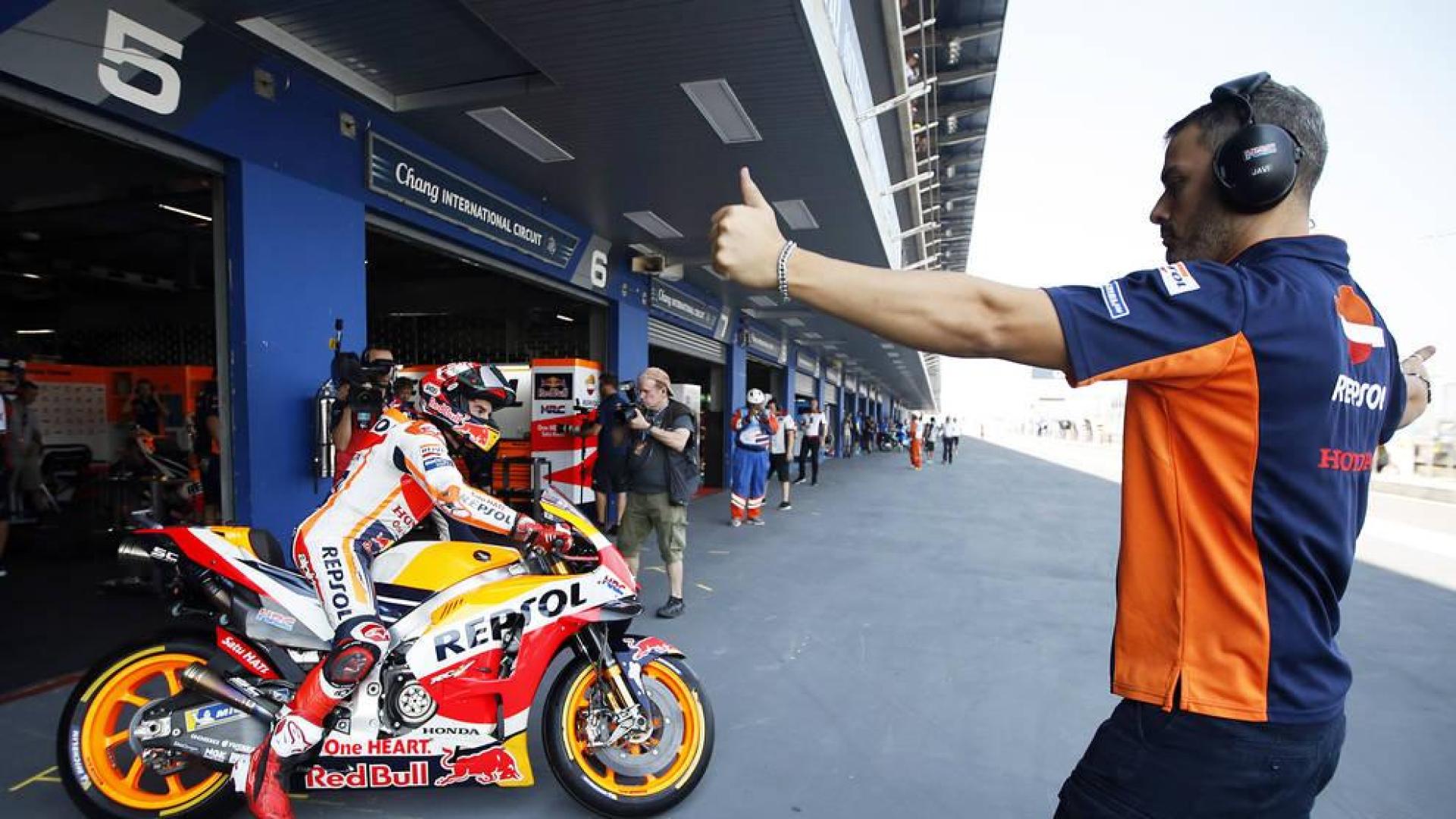 'Machada' de Marc Márquez que saldrá primero en el GP de Tailandia