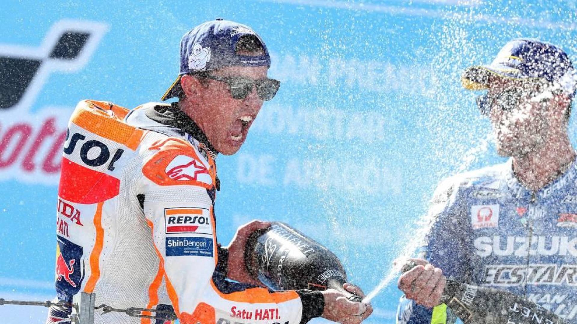 Márquez no falla en Motorland y gana el Gran Premio de Aragón