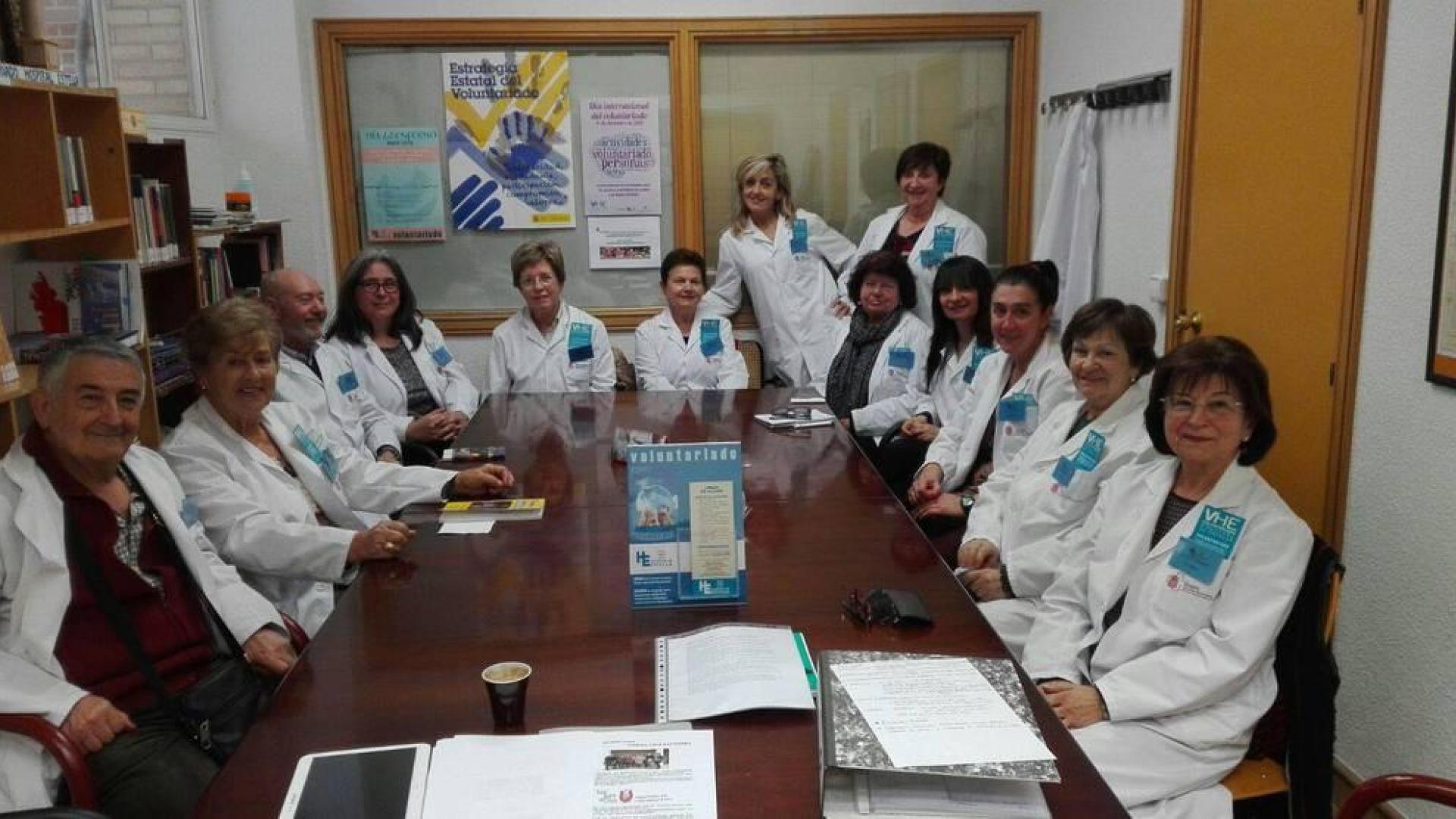 Diez años y 2.312 historias de los voluntarios del hospital de Estella