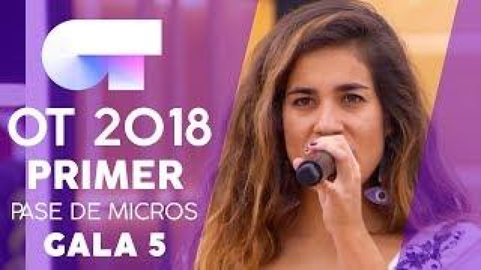 'Pienso en tu mirá' - Julia y Natalia | Primer pase de micros de la gala 5 de OT 2018