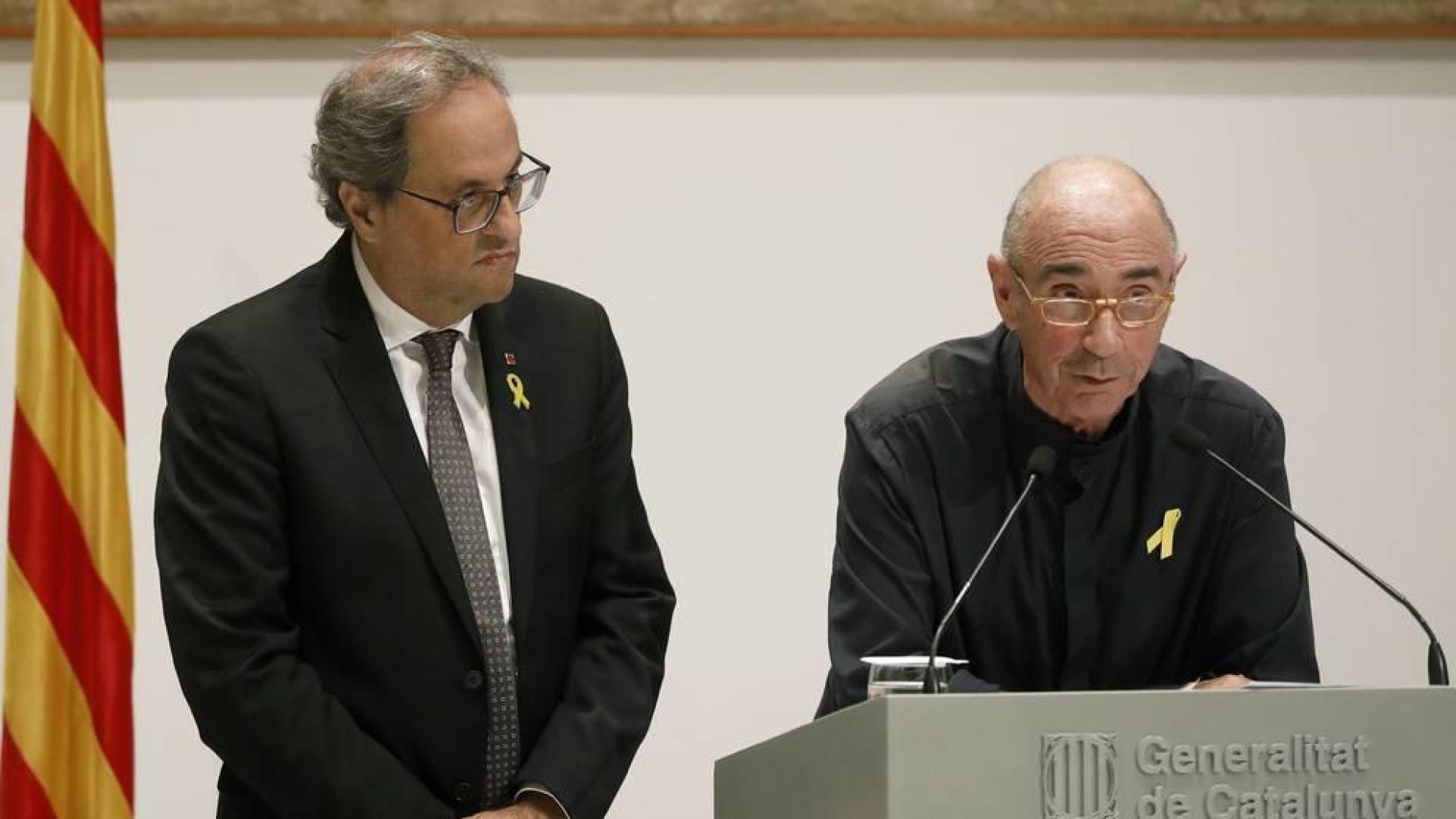 Torra pone a Lluís Llach al frente de un consejo para "debate constituyente"