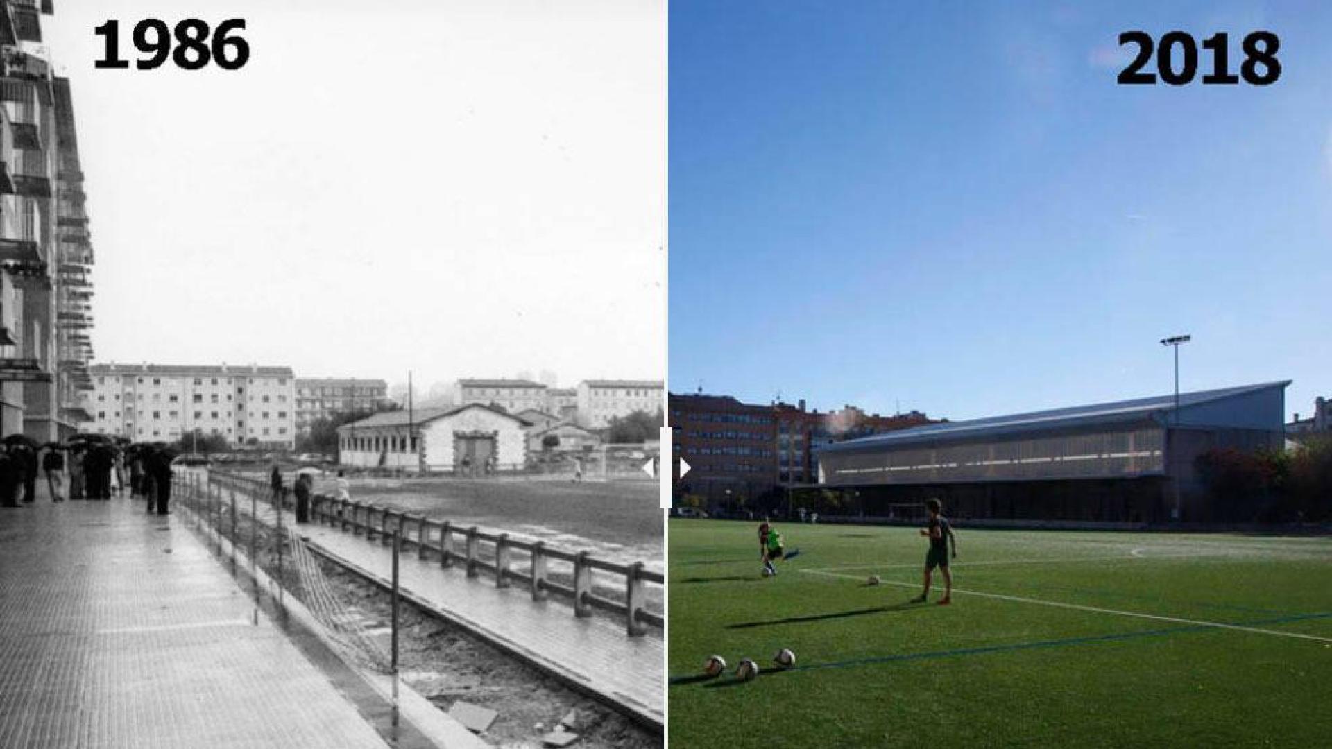 IMAGEN INTERACTIVA | Cuando cambió el campo de fútbol de El Irati