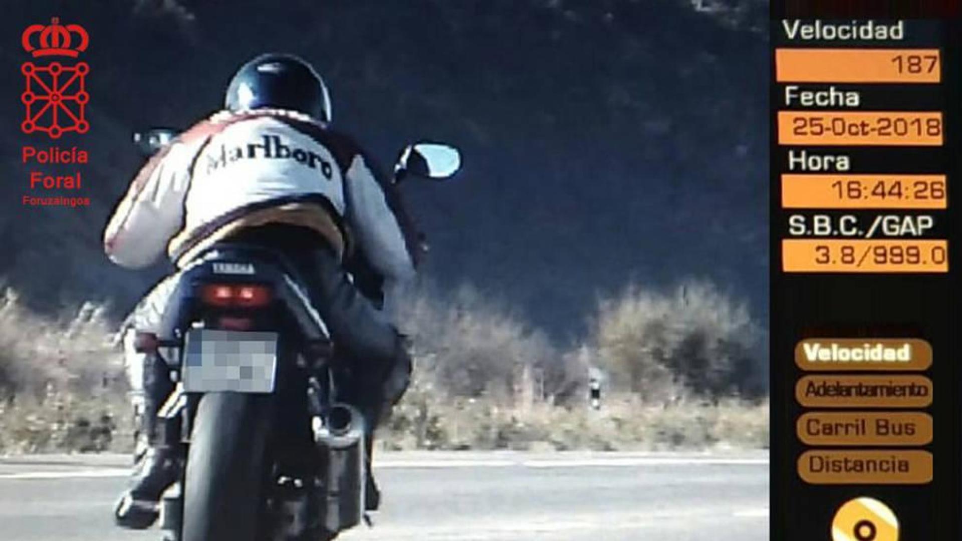 Un vecino de Logroño de 50 años sorprendido a 187 km/h en una vía limitada a 100