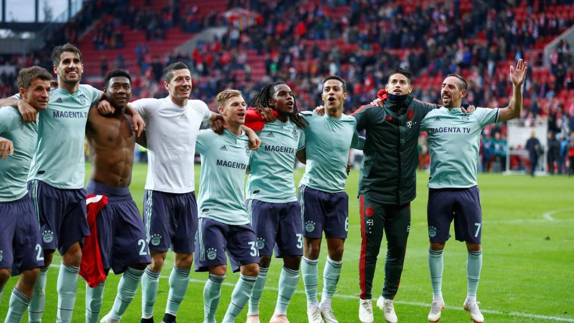 Javi Martínez, titular en la apurada victoria del Bayern contra el Mainz