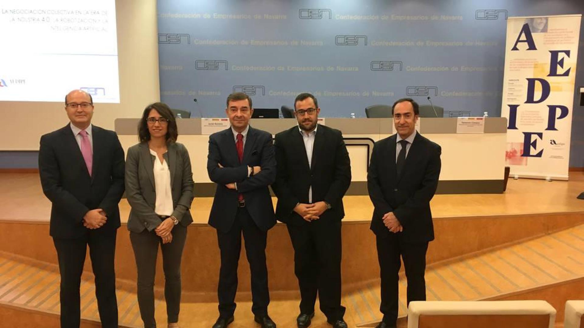 Aedipe Navarra y CEN abordan los retos de la Industria 4.0 en las relaciones laborales