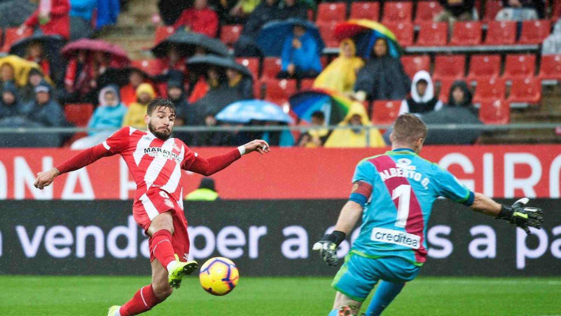 Portu despierta al Girona ante el Rayo