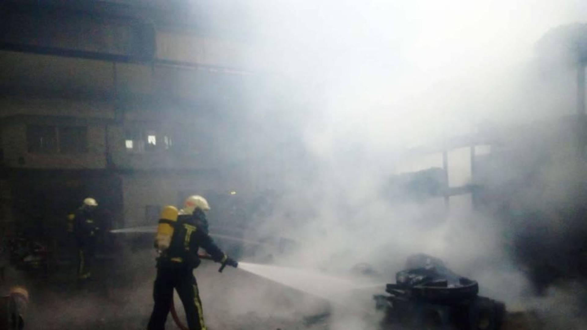 Un incendio causa daños importantes sin heridos en una empresa de Lakuntza