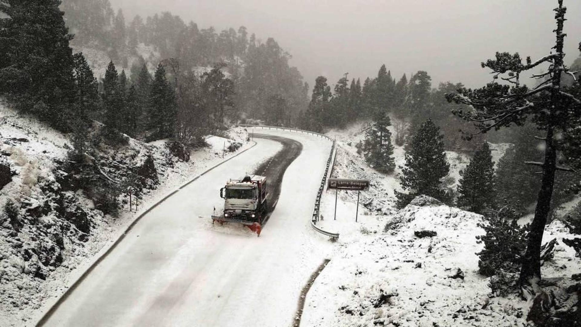 Primera nevada de la temporada en Belagua