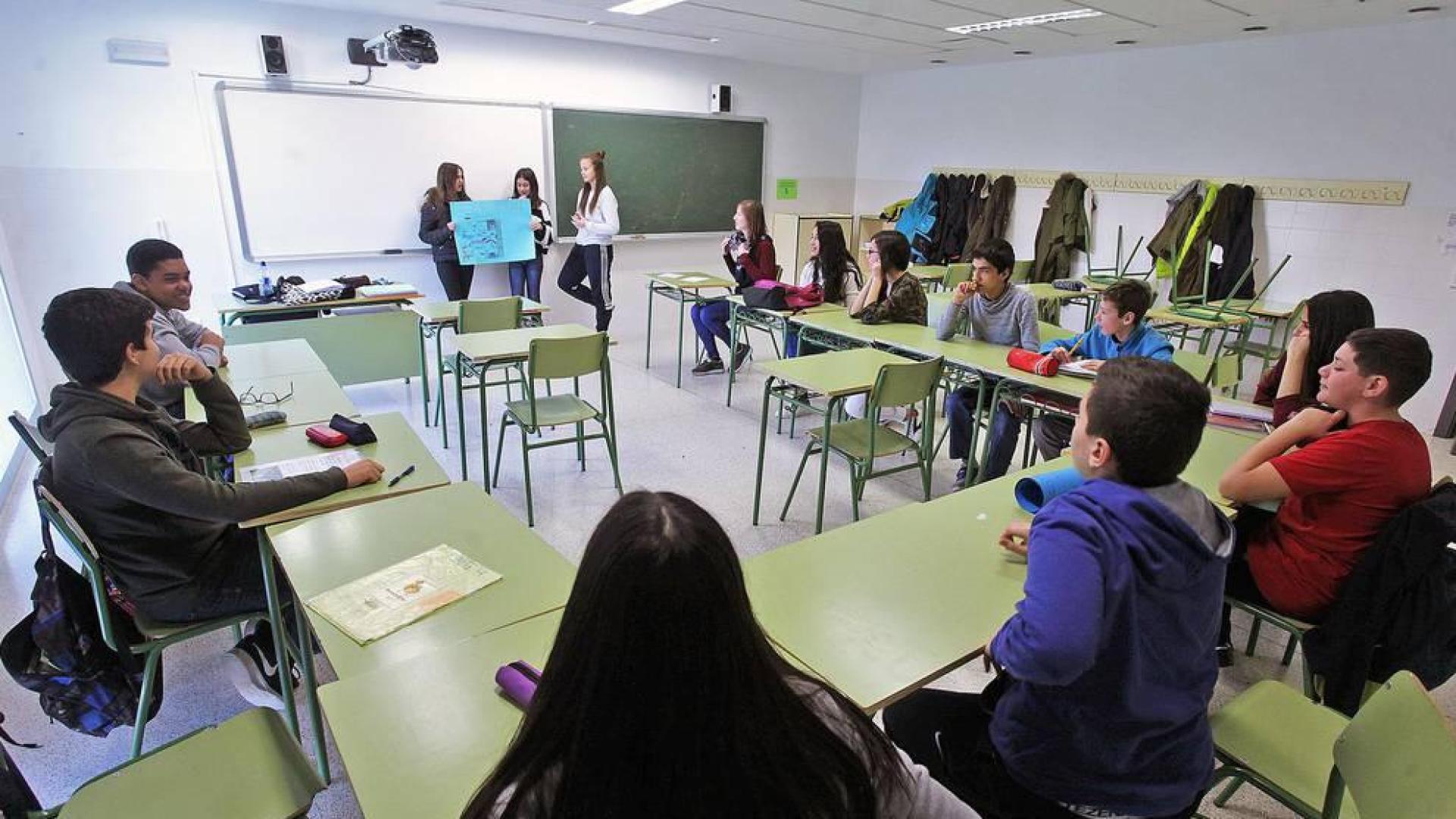 Estudiantes del IES Mendillorri