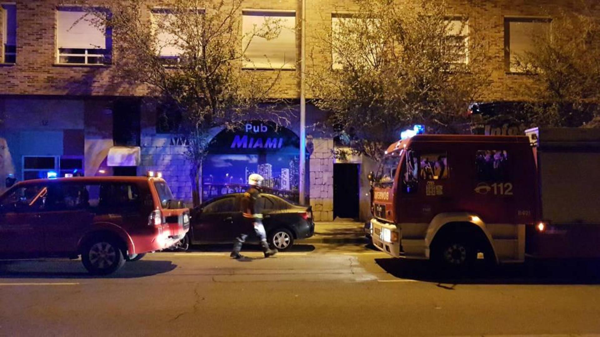 Un incendio en un bar de Pamplona se salda sin heridos