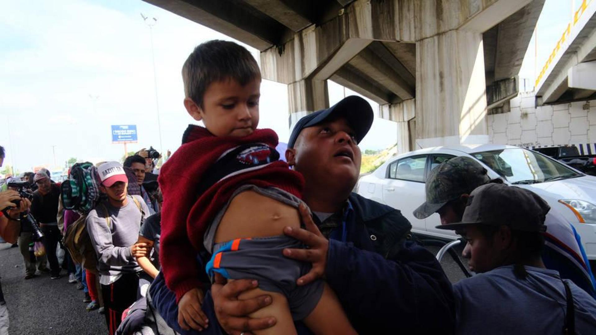 Primer día de Diario de Navarra junto a la 'caravana migrante' que recorre México hacia EE UU