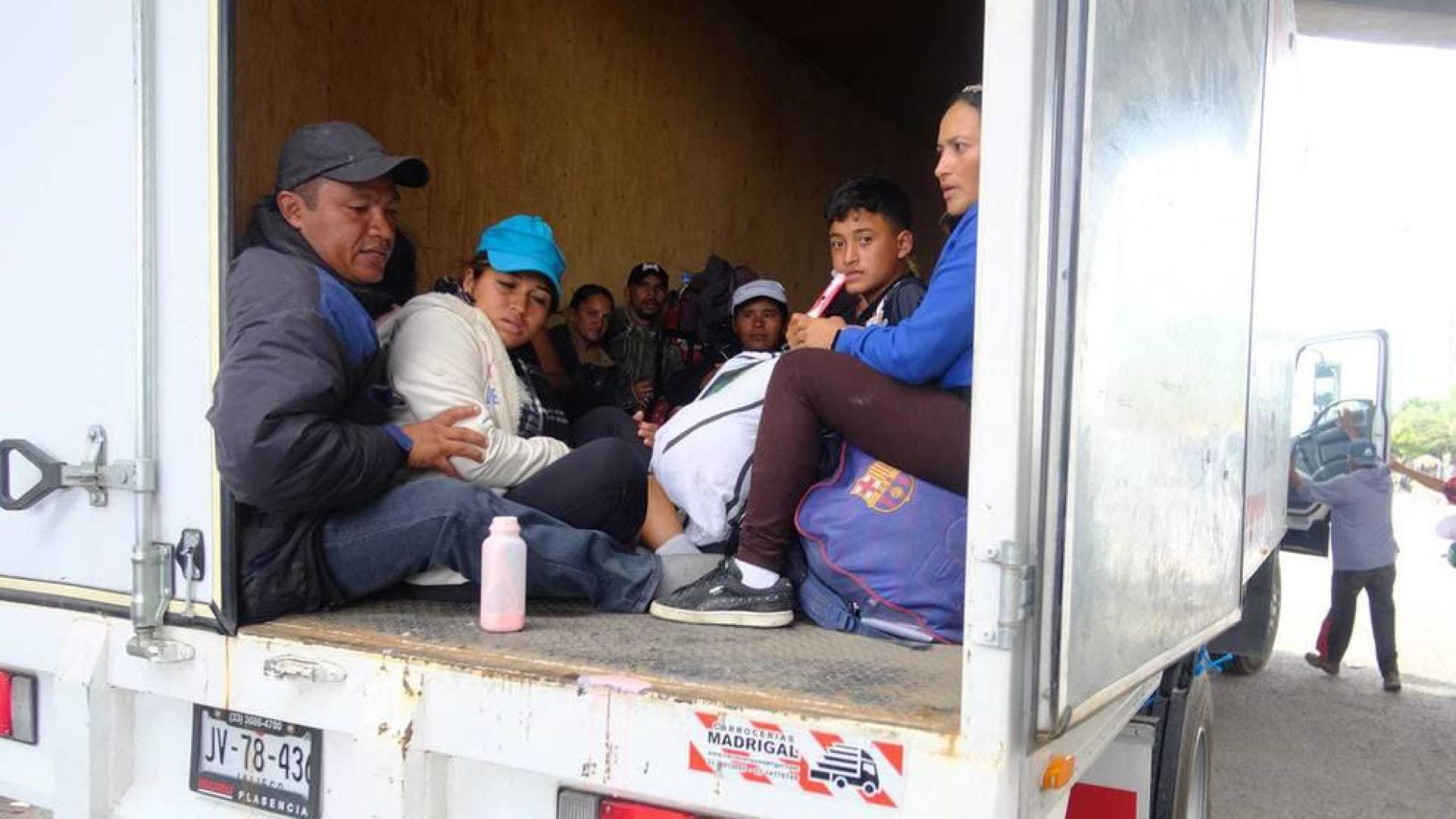 Segundo día en la 'caravana migrante'.