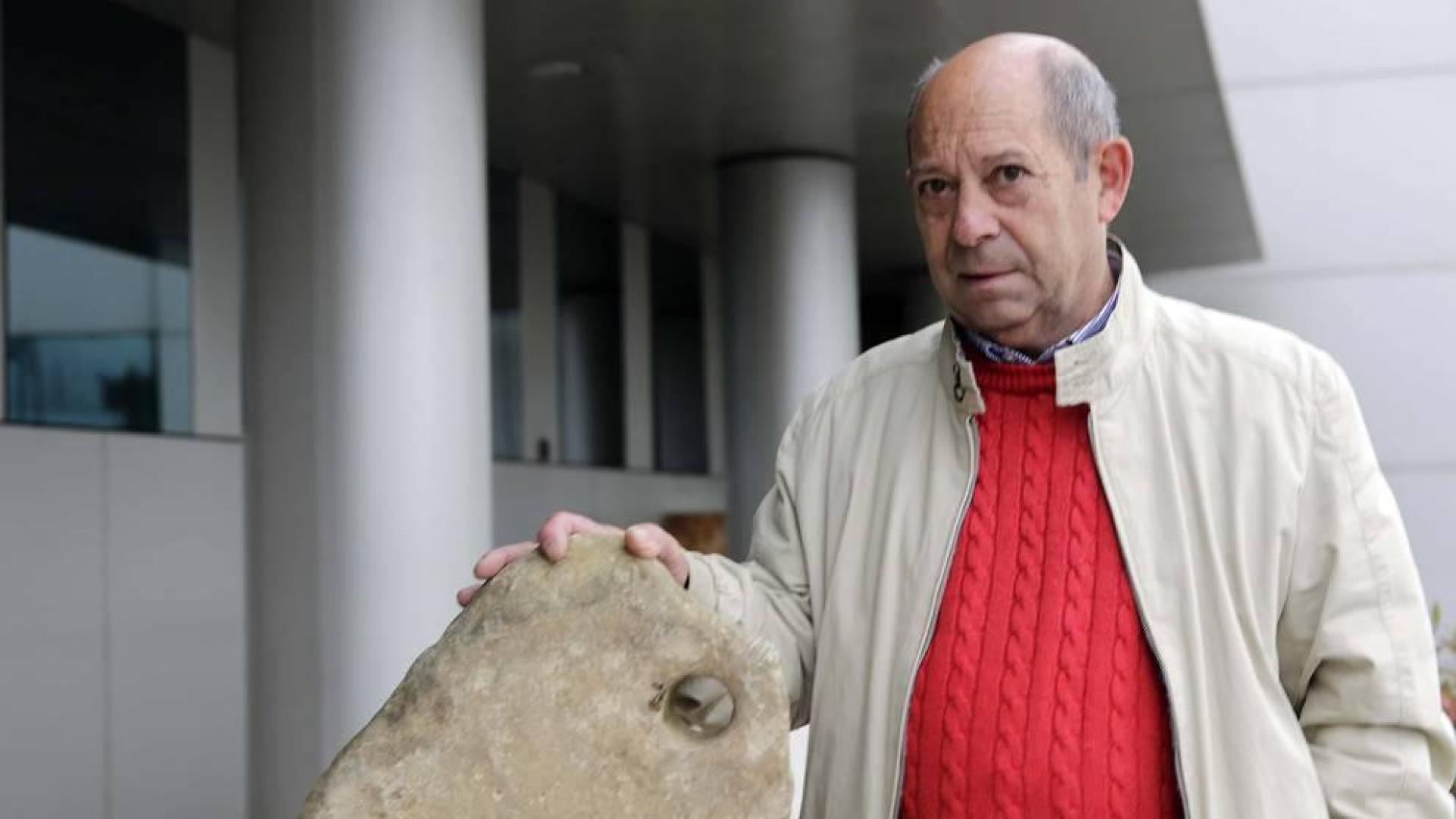 La historia de la piedra que encontró Julián Solano en Idocin hace 13 años