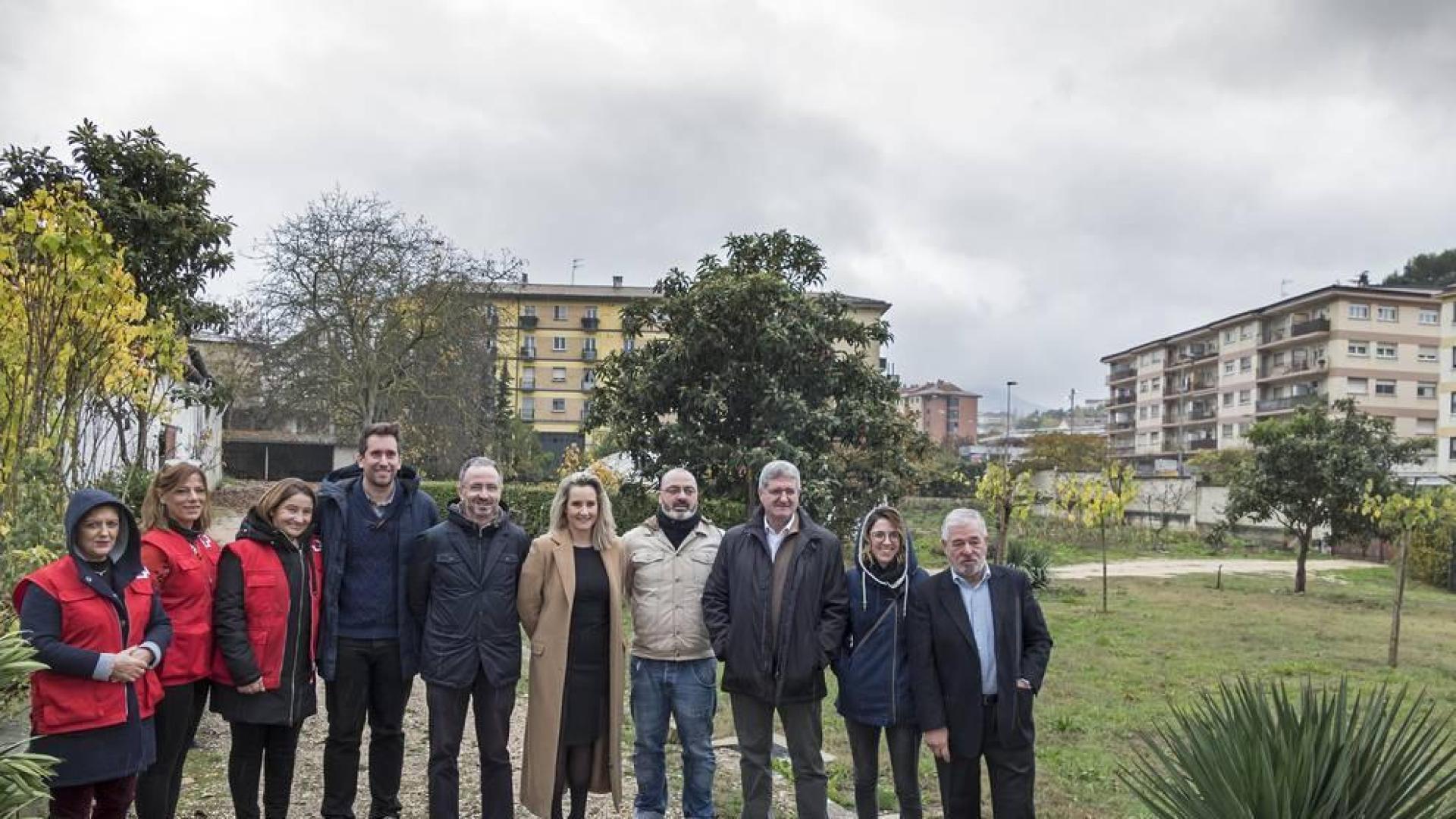 Los capuchinos ceden a Cruz Roja las huertas de su convento de Estella