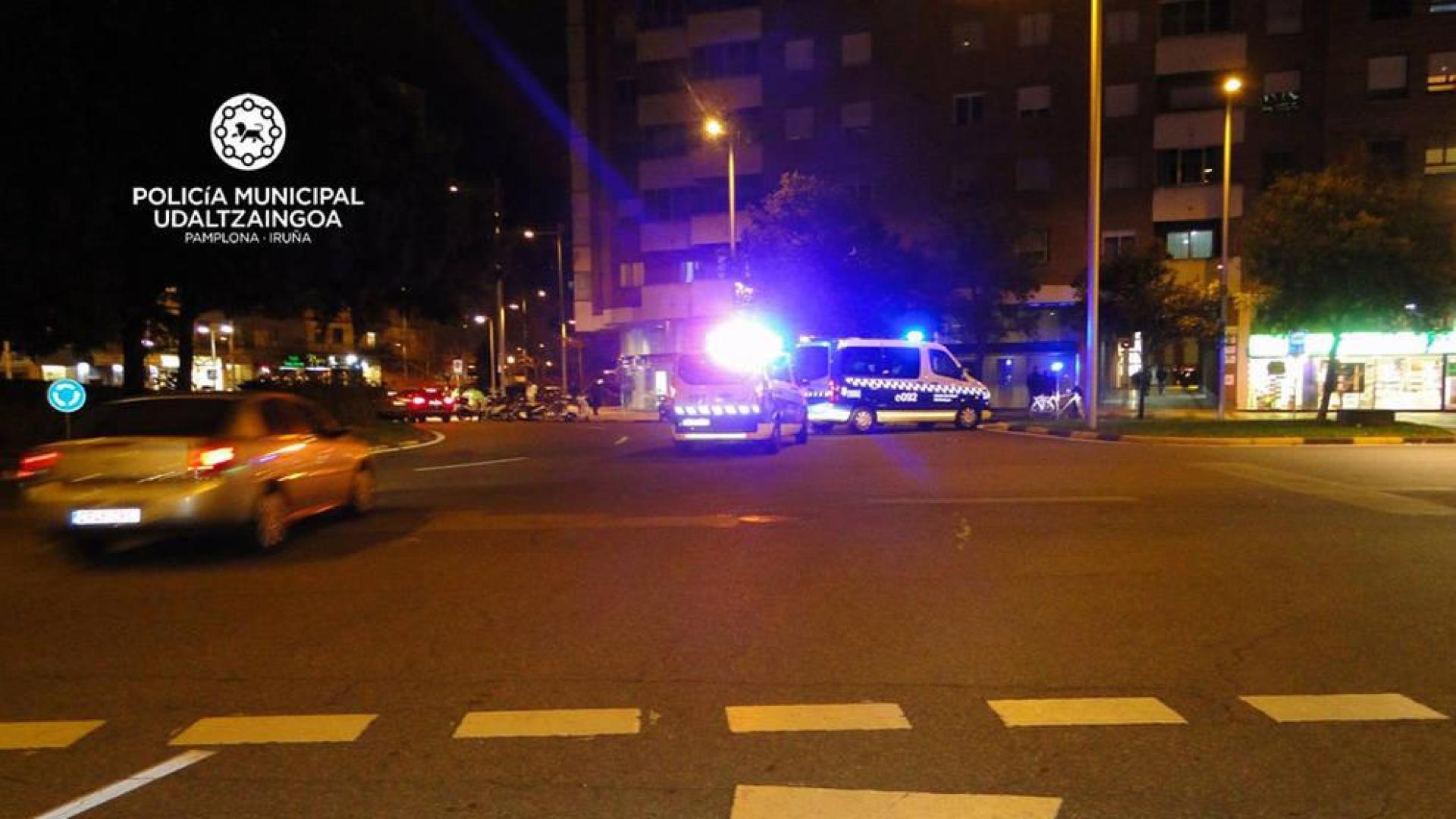 Dos ciclistas heridos en sendos accidentes de tráfico en Pamplona